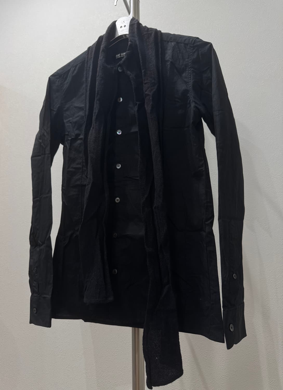 라프시몬스 08aw 스카프 레이어드 셔츠 상품이미지2