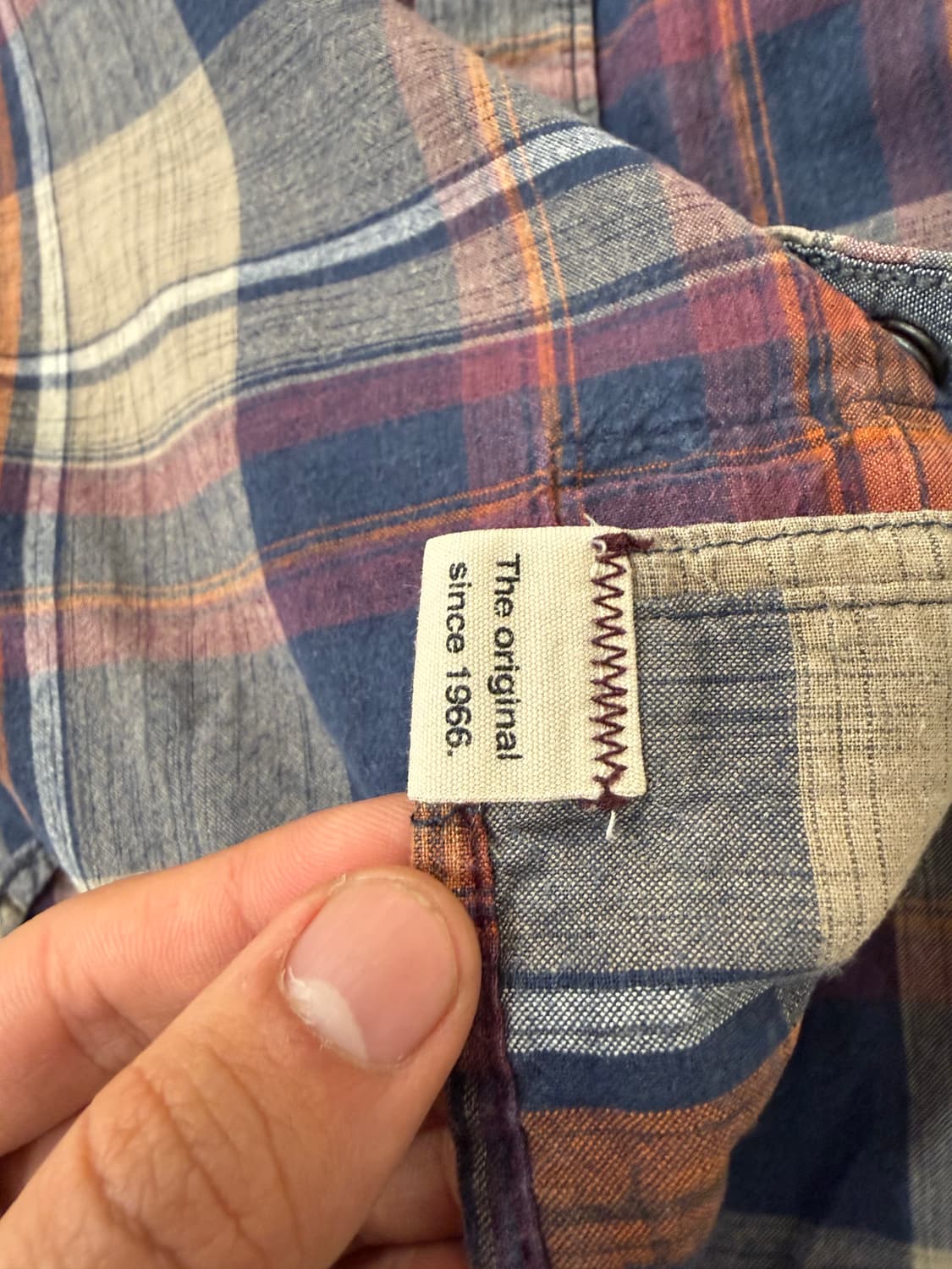 VANS 웨스턴 체크 반팔 셔츠 상품이미지6