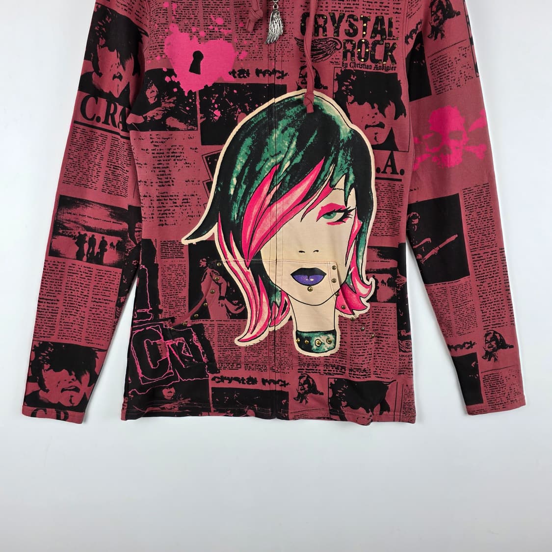 펑키 락 후드 집업 상품이미지3