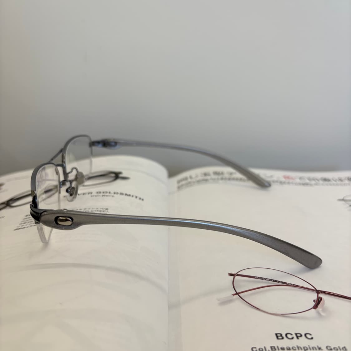 VASTONOM 투브릿지 반무테 빈티지안경 상품이미지3