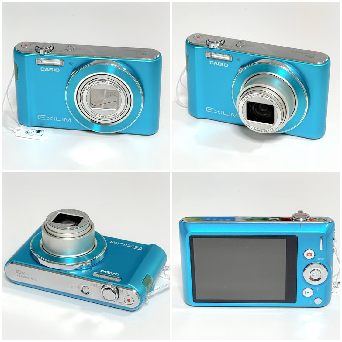 카시오 엑슬림 ZS210 스카이블루 빈티지디카 상품이미지2