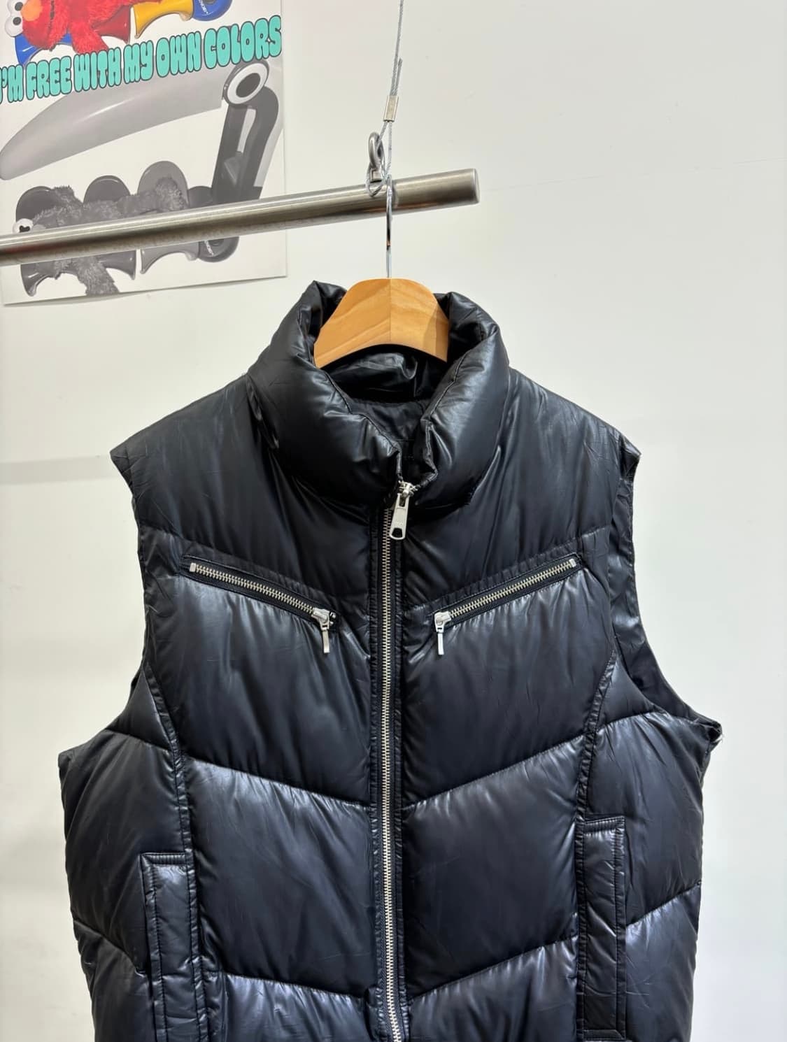 PAZZO DENIM STORE 패딩조끼 상품이미지3