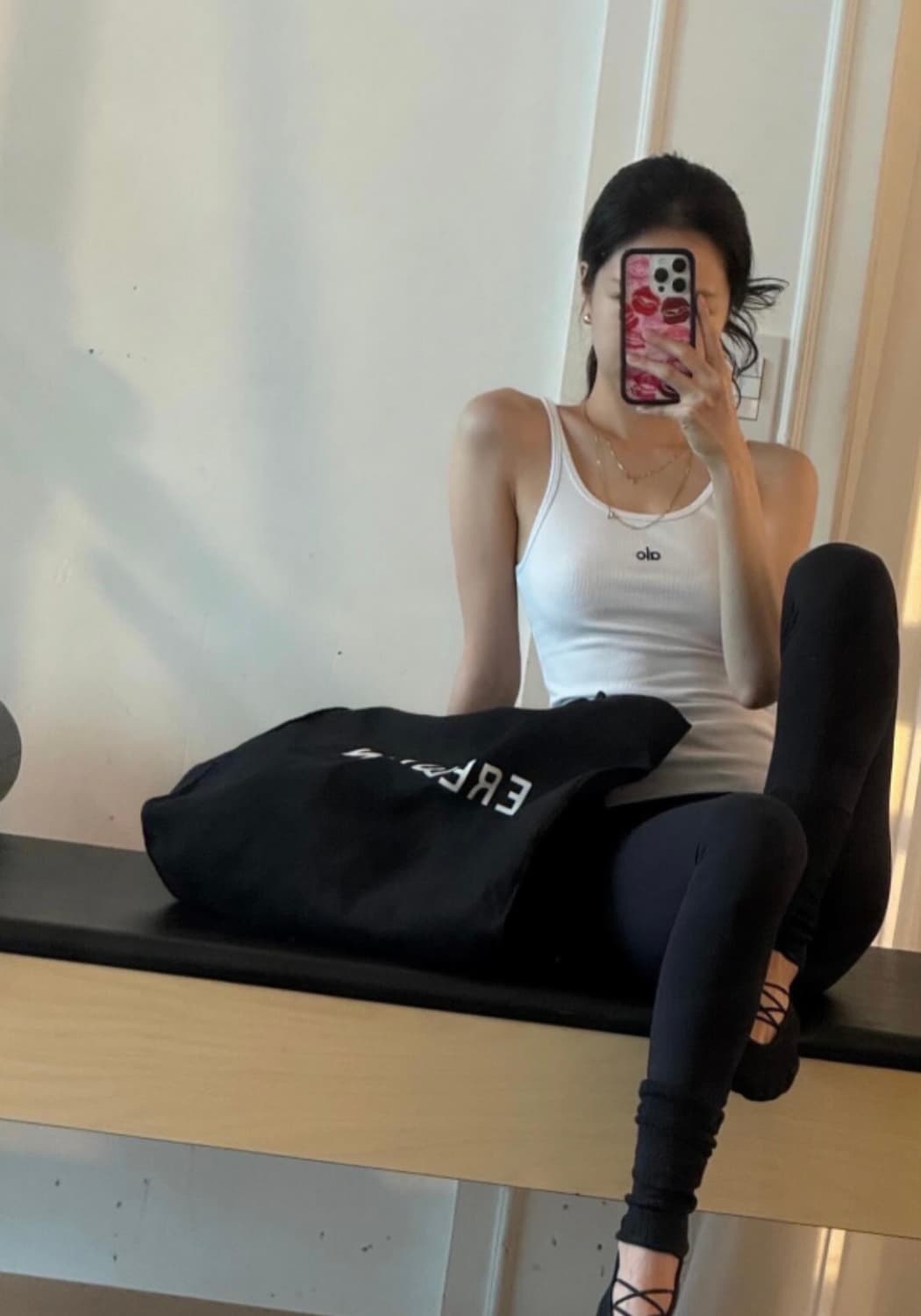알로 요가 alo Ribbed Prosper Tank 나시 탱크 S 상품이미지2