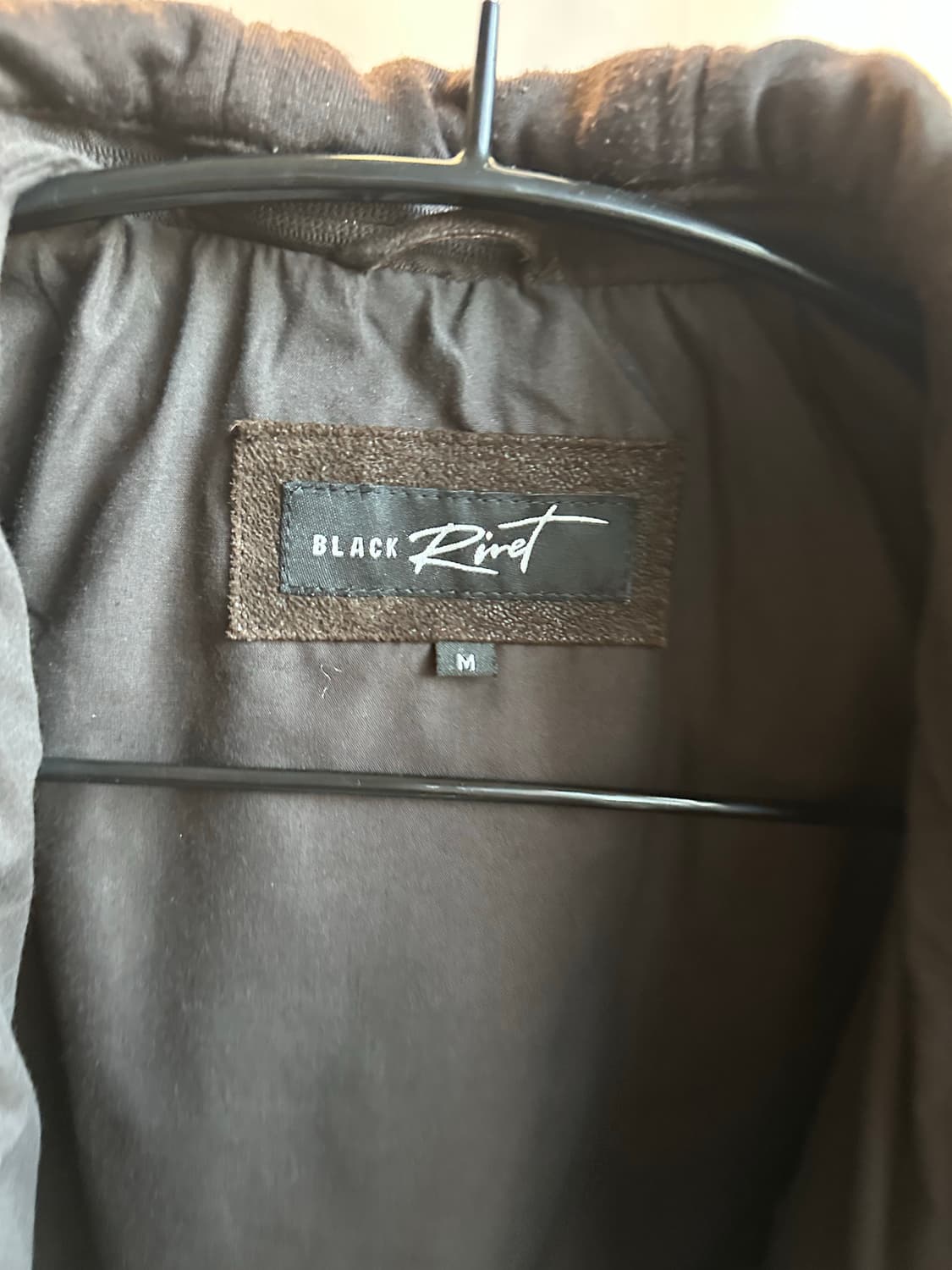 Black rivet 레더 후드 바이커 자켓 상품이미지9