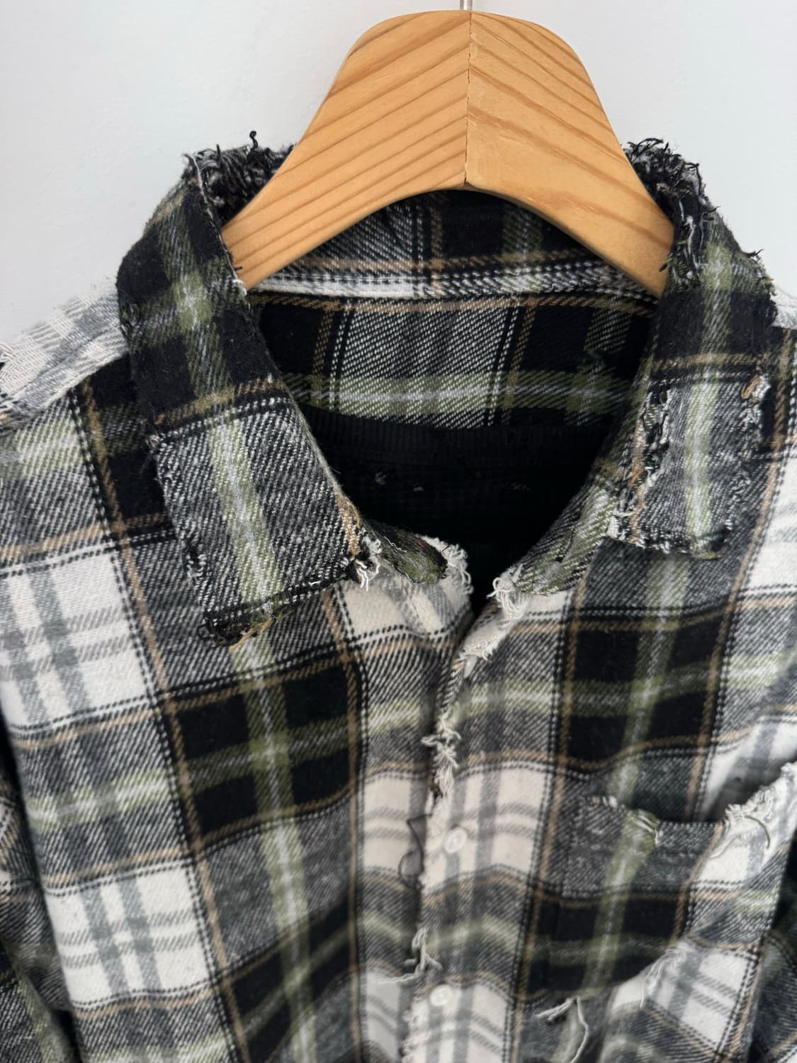 빈티지 체크셔츠 상품이미지5