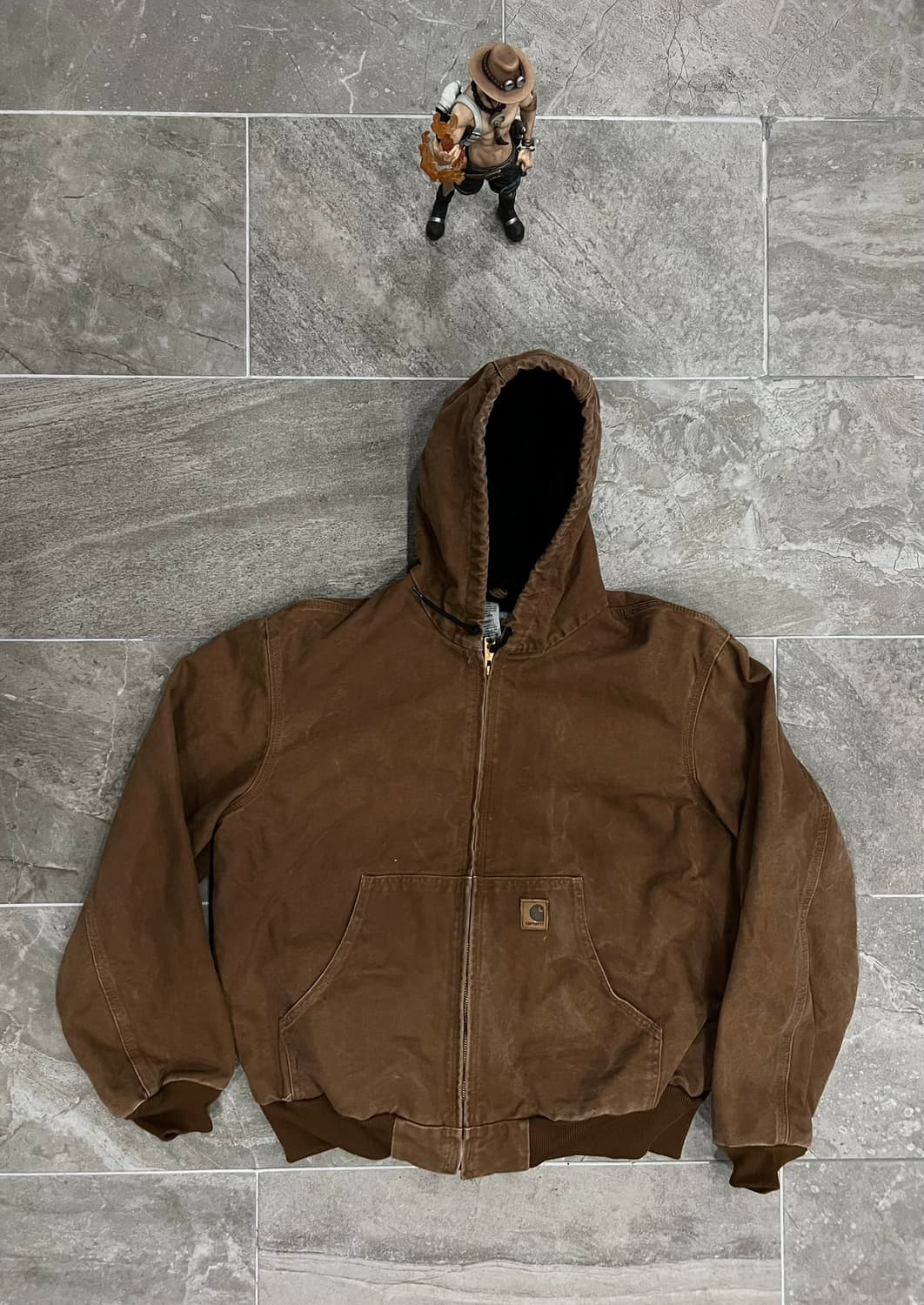 (L) 칼하트 후드 덕 액티브 자켓 J160 BRN 칼하트브라운 상품이미지1