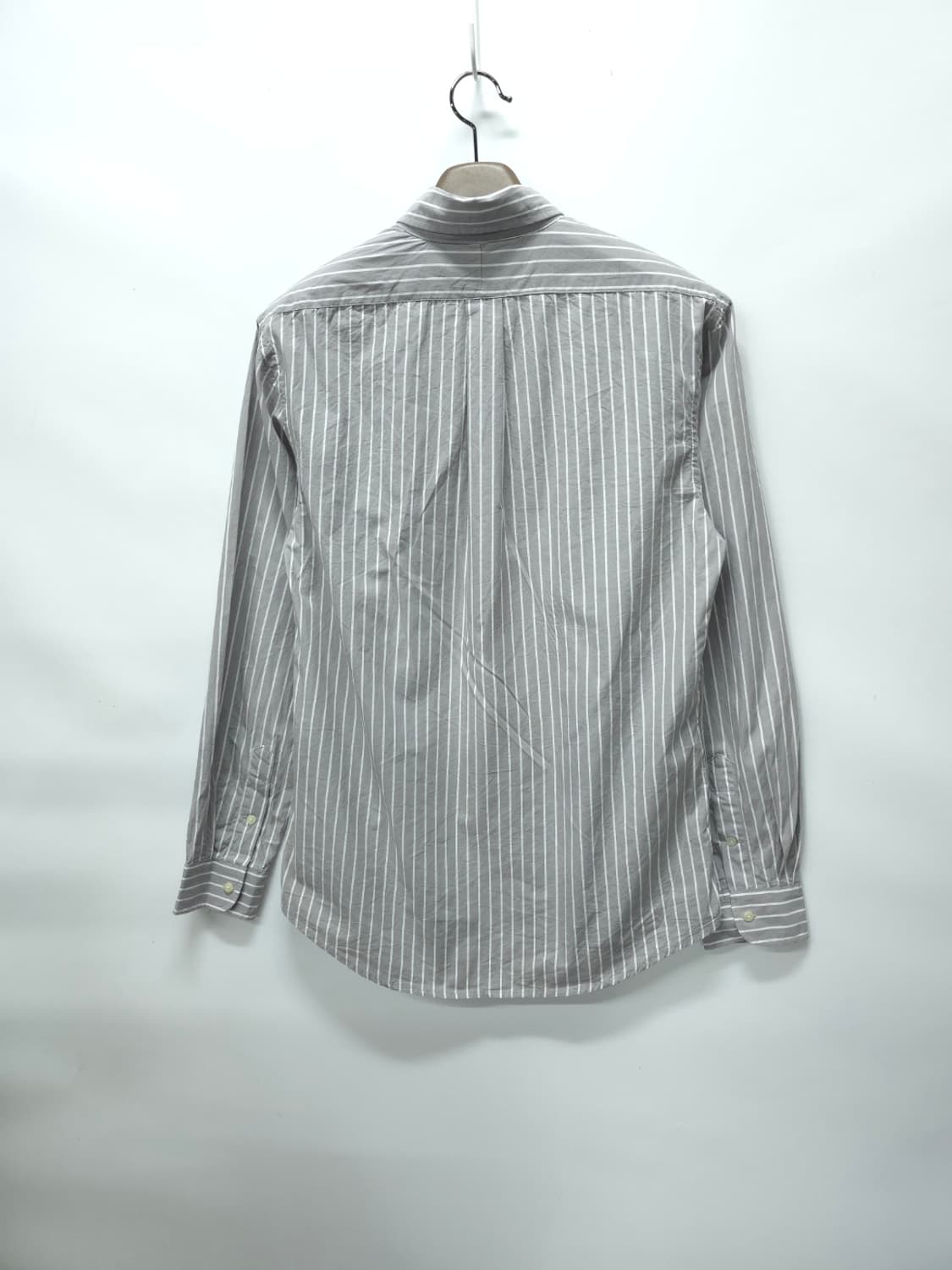 폴로 랄프로렌 커스텀핏 그레이 스트라이프 셔츠 (L) 상품이미지8