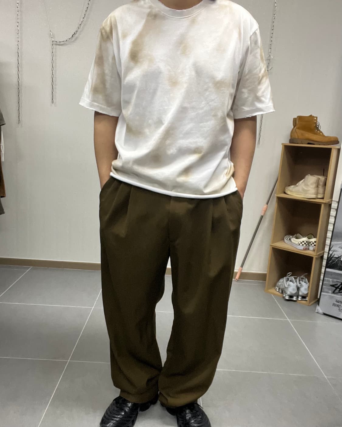 (허단50)90'S GIVENCHY 와이드핀턱팬츠-M2114 상품이미지2