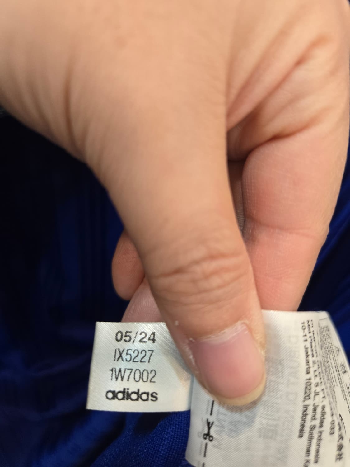 아디다스 삼선 블루 긴팔 티셔츠 상품이미지6