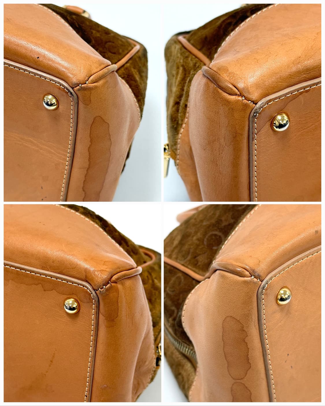 셀린느 C 블라종 엠보싱 스웨이드 보스턴백 상품이미지6