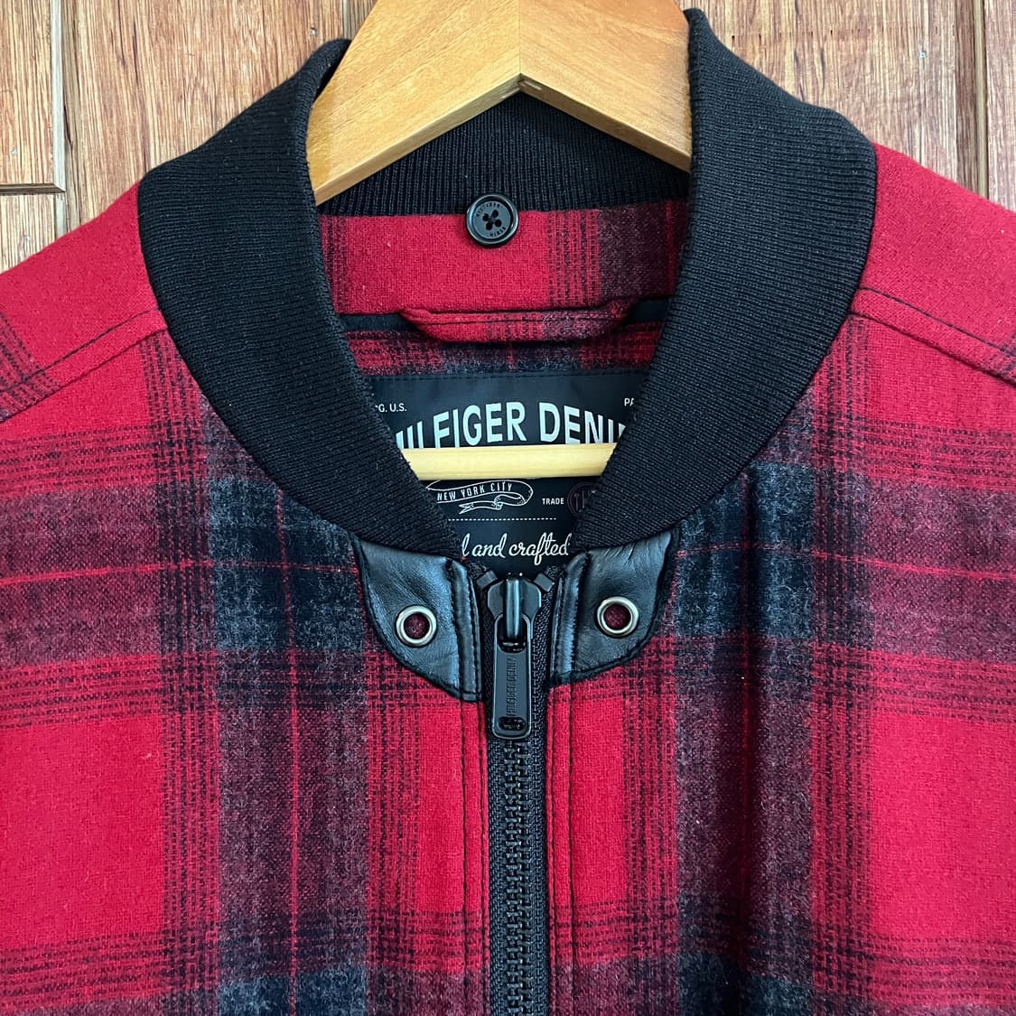 타미 힐피거 울체크 블루종 상품이미지3