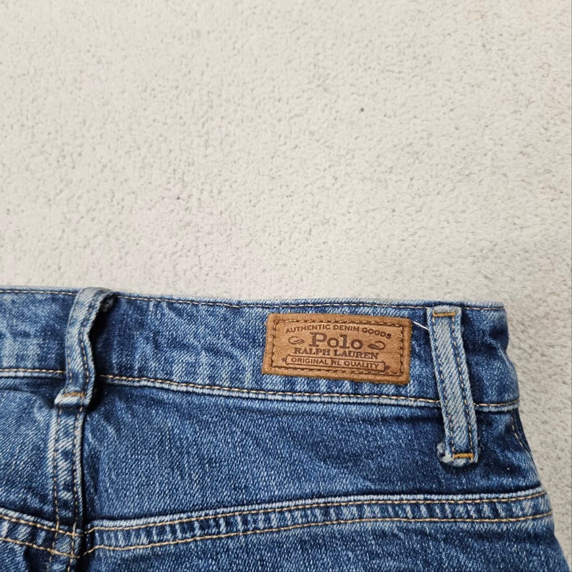 폴로 랄프 로렌 QR 플레어 데님 팬츠 26 상품이미지5