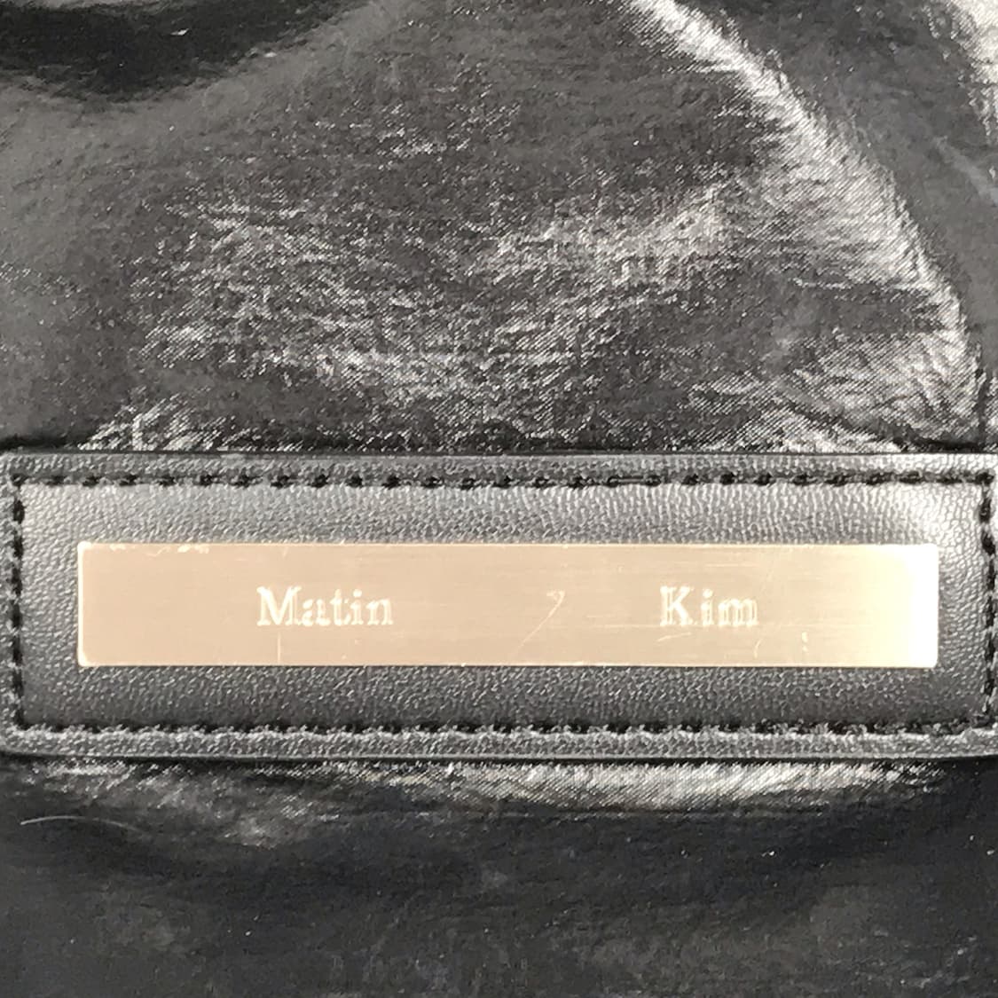 마뗑킴 스트링 코팅 백팩 가방 상품이미지2