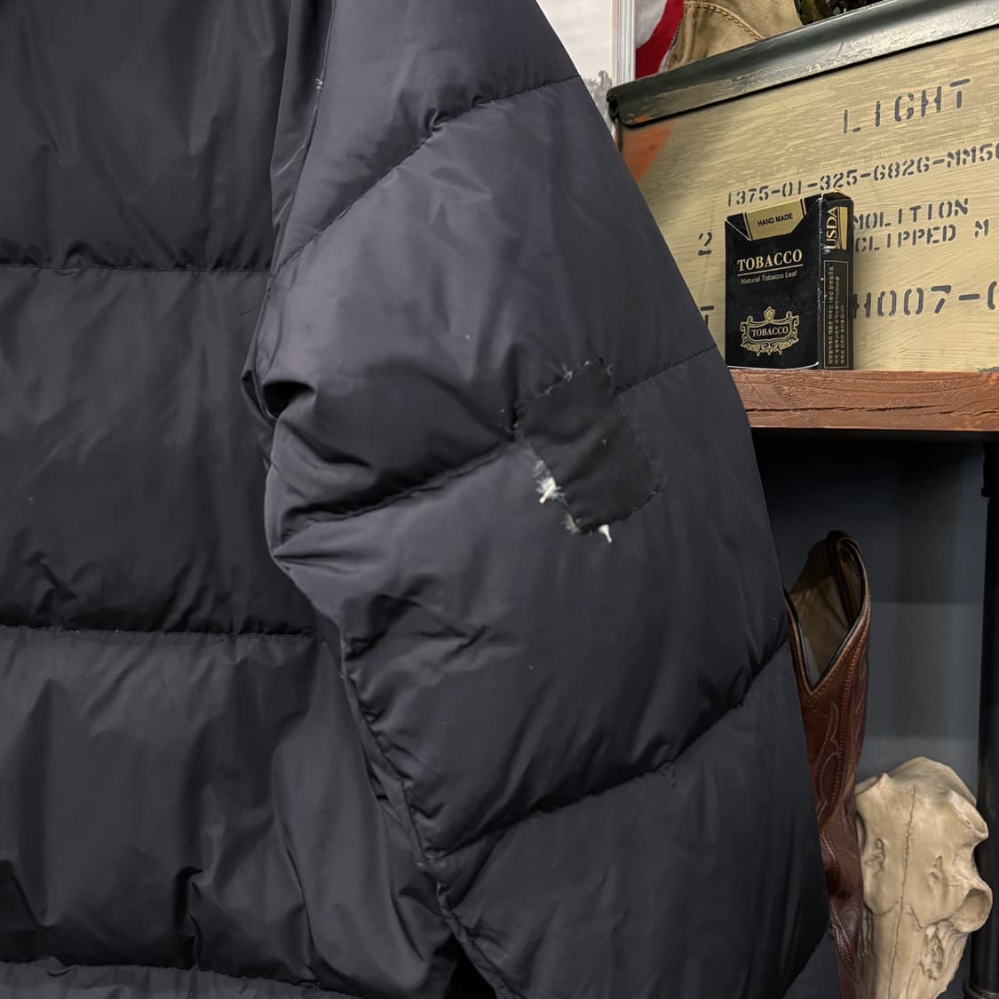 90s 폴로 랄프로렌 푸퍼패딩 다운 후드점퍼 N342 상품이미지5