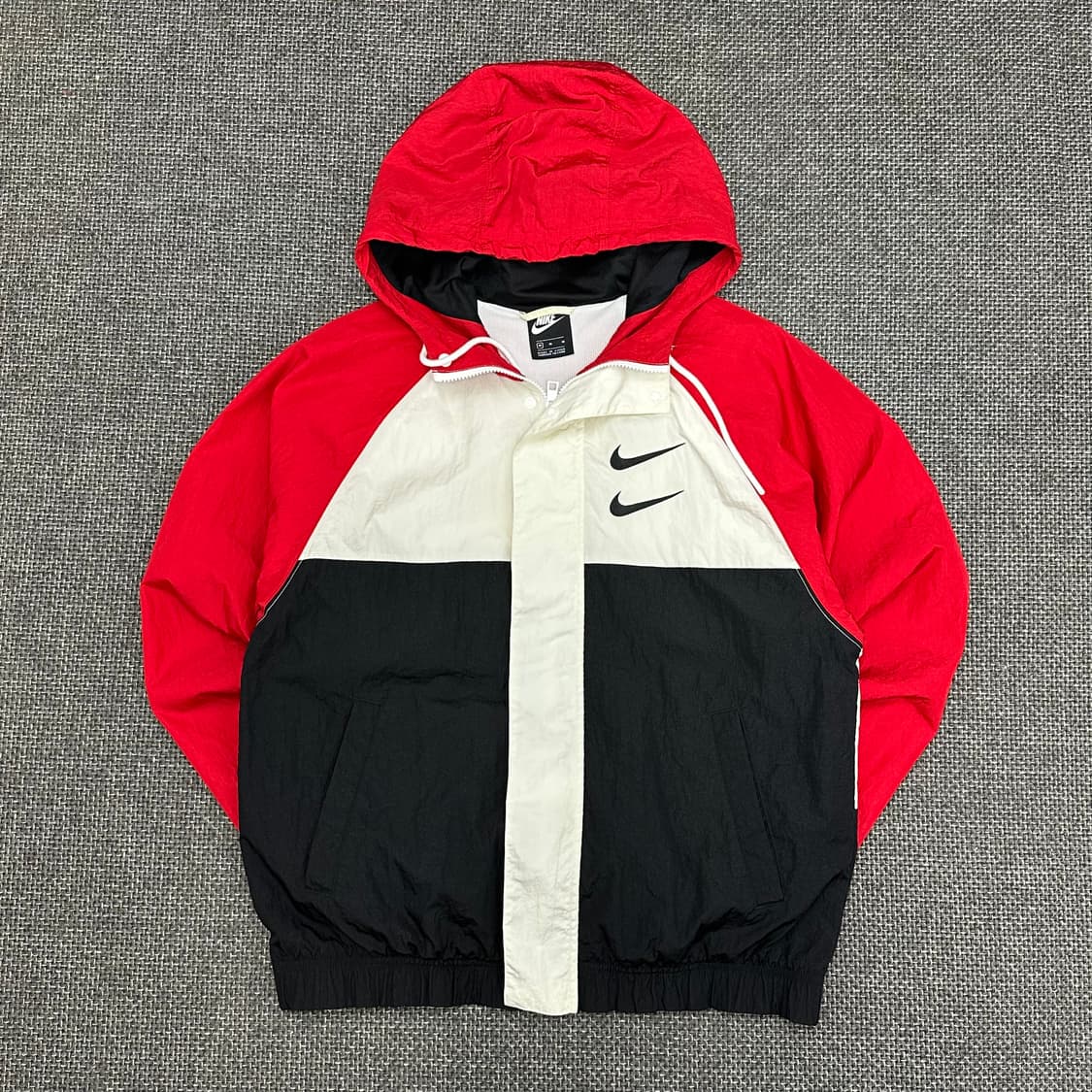 나이키 더블스우시 빈티지 배색 바람막이 M 상품이미지2