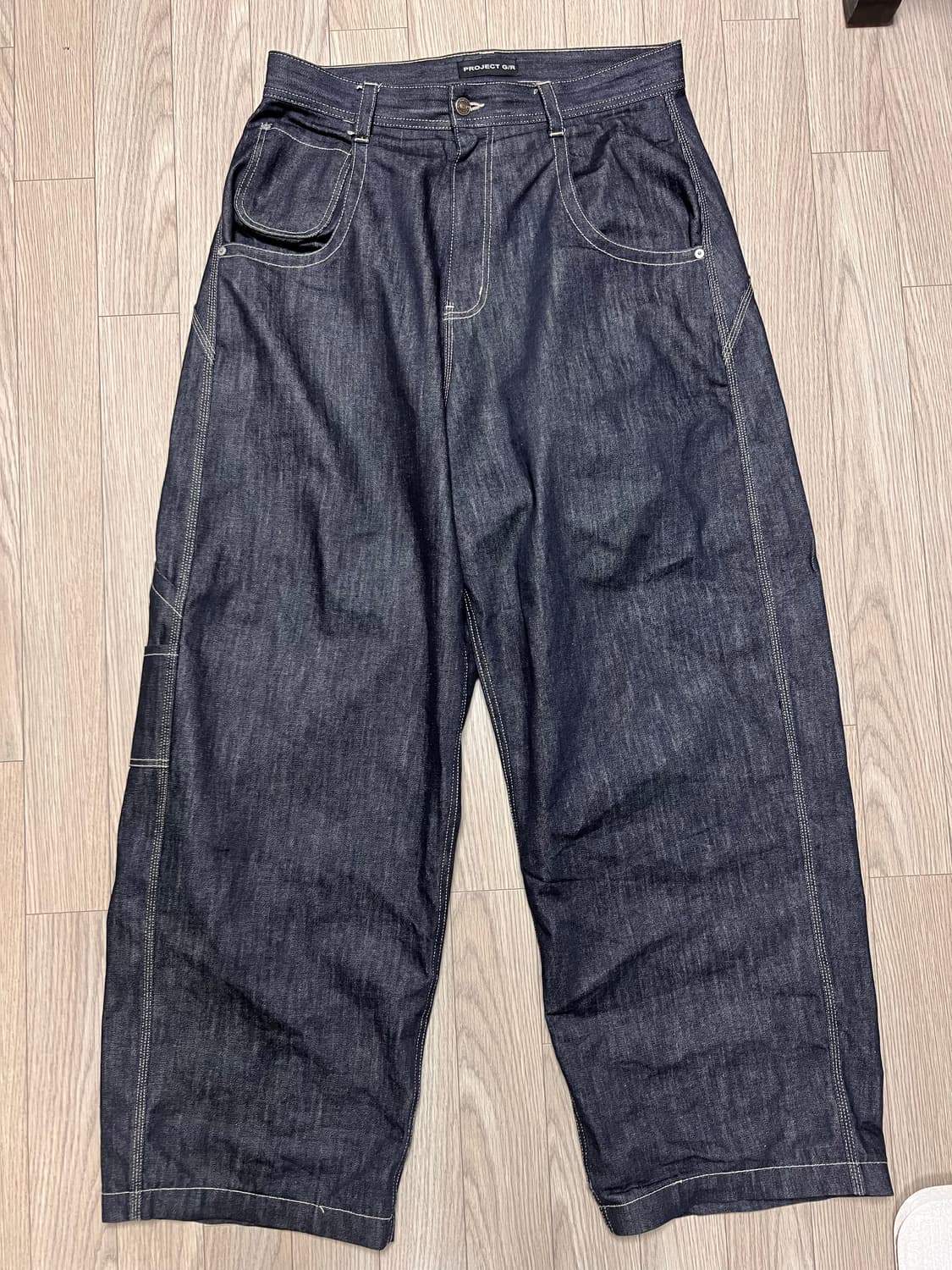 프로젝트 G/R 레트로 배기 데님 팬츠 다크 네이비 3 상품이미지3