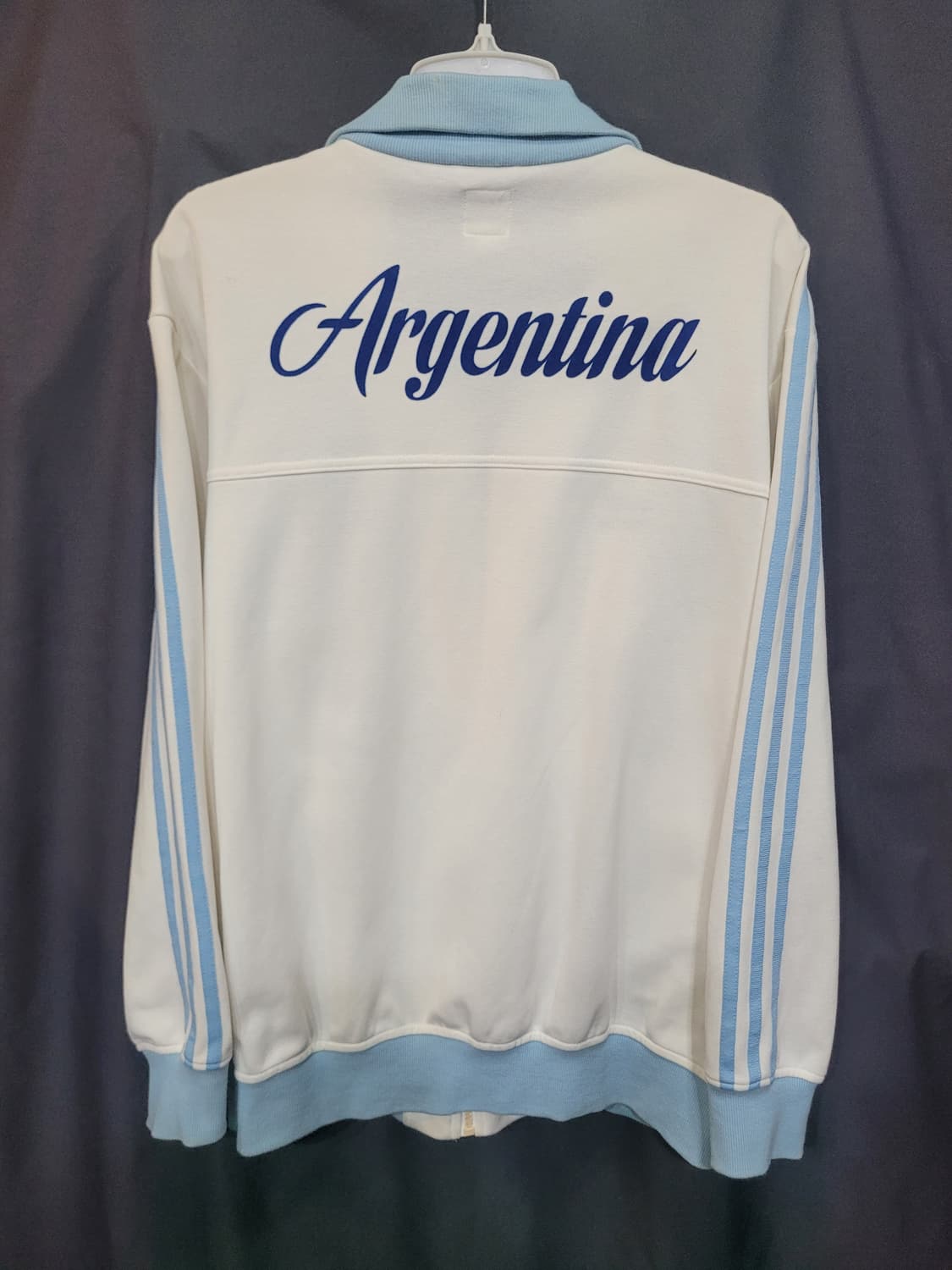 아디다스 올드스쿨 아르헨티나 1978 대대장 트랙탑 희귀템 시이즈 L 상품이미지6