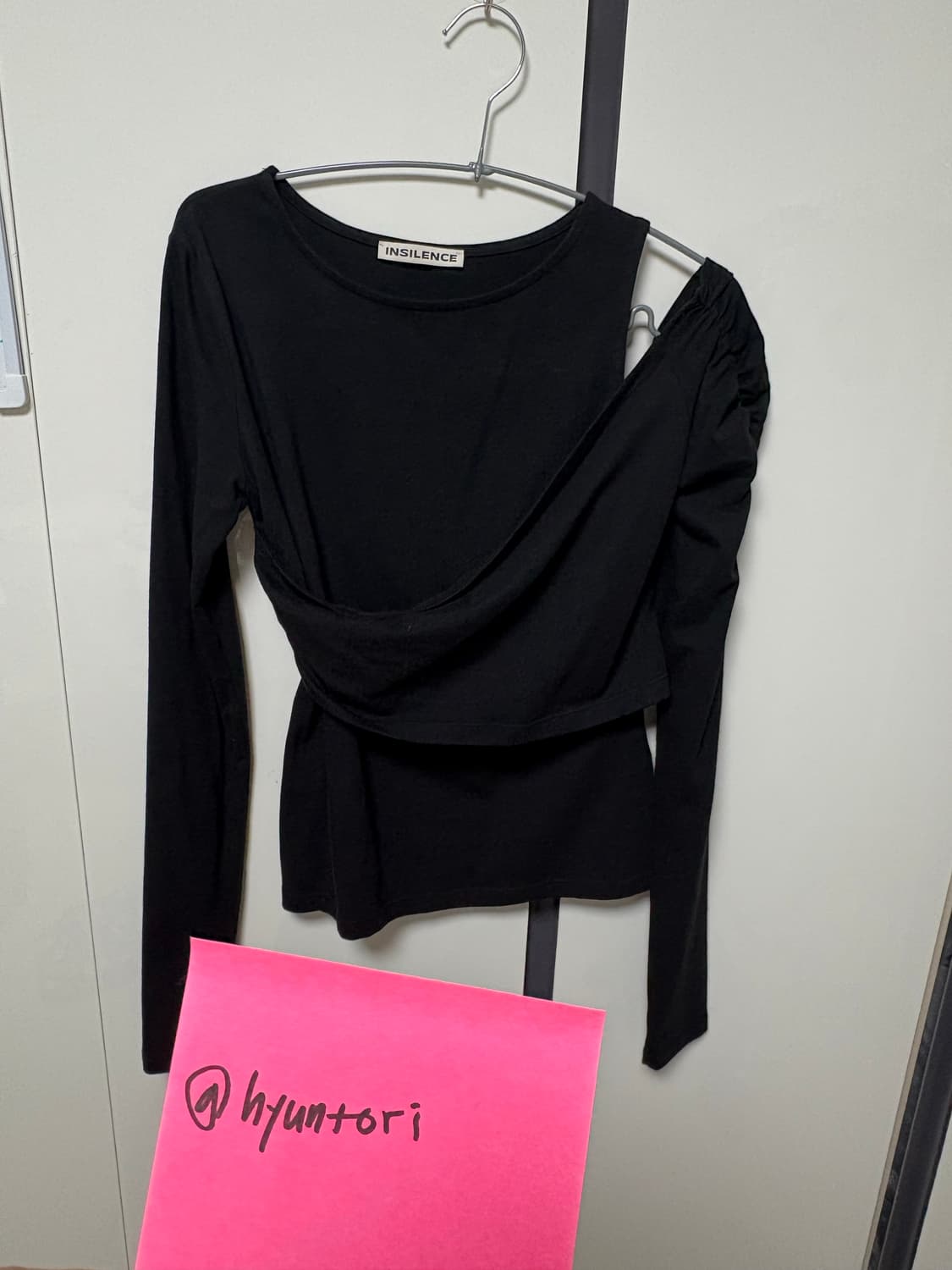 인사일런스우먼 레이어드 셔링 롱슬리브 상품이미지5