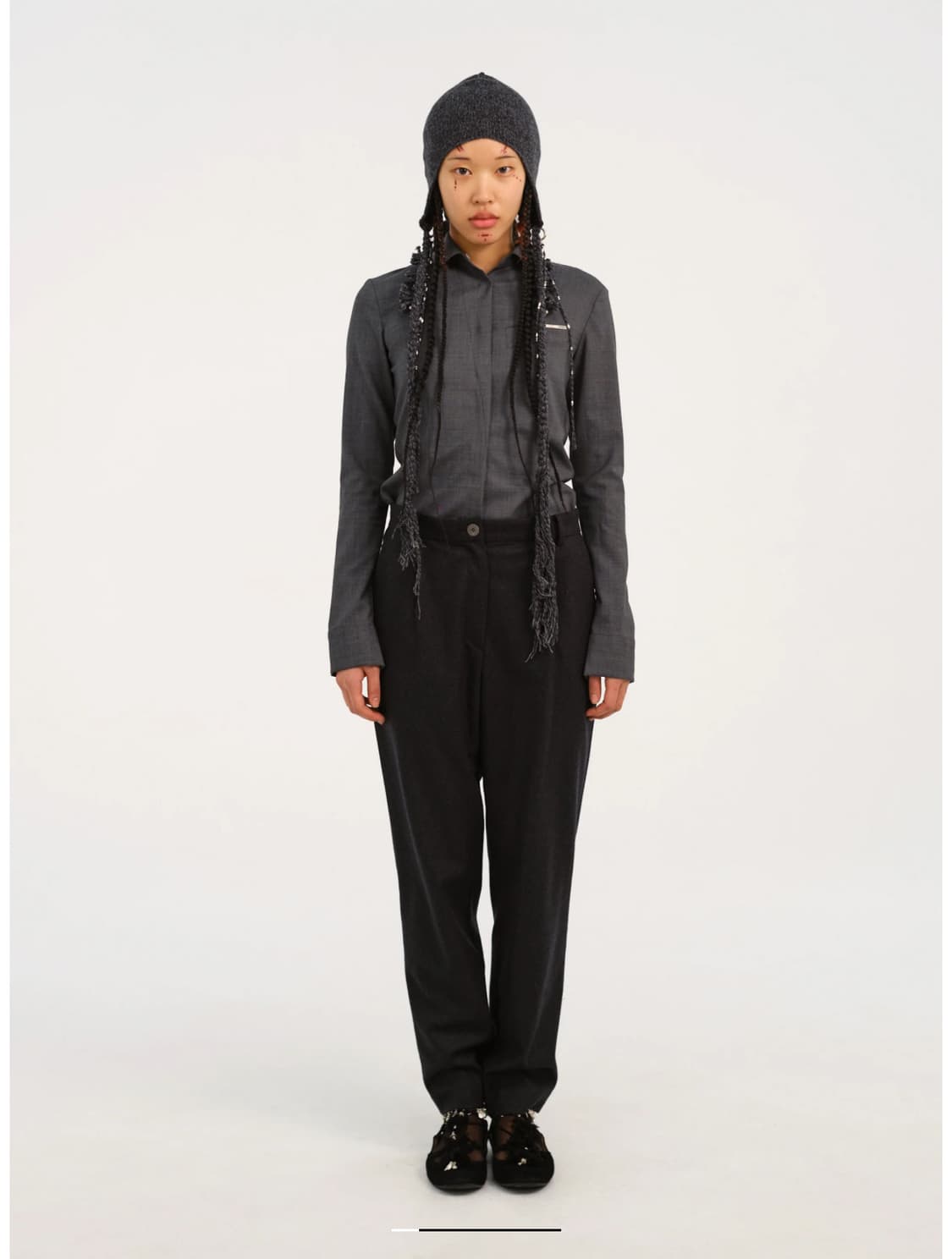 혜인서 슬림 울 셔츠 상품이미지1