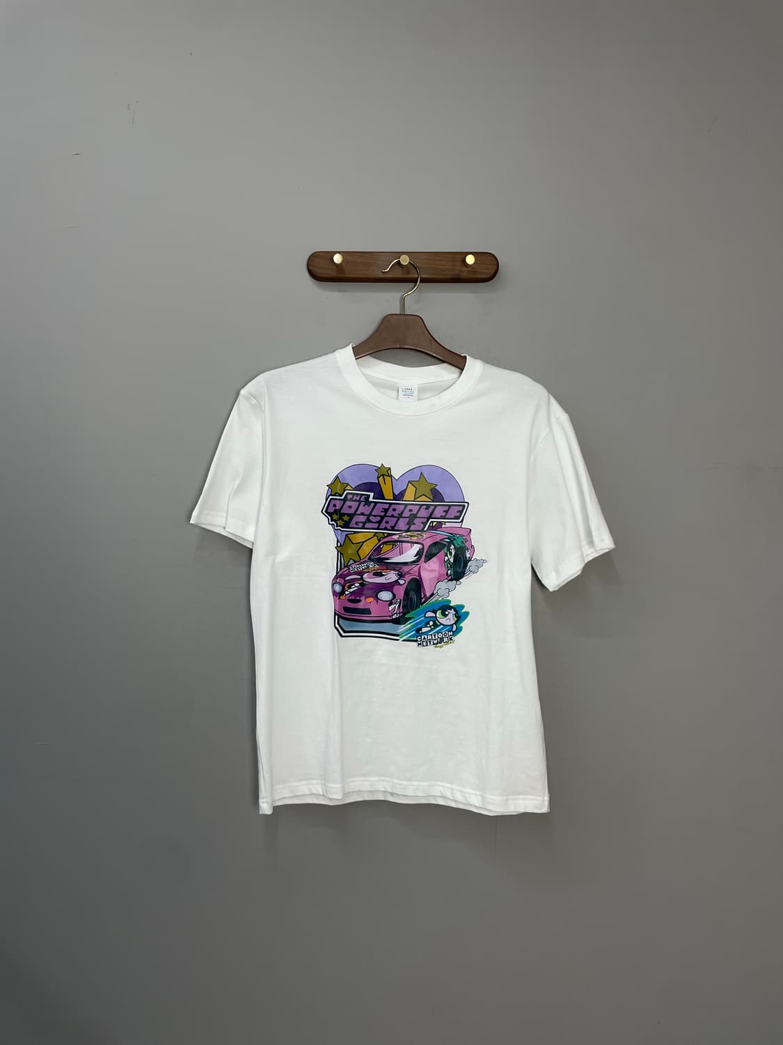 빈티지 파워퍼프걸 프린팅 반팔 H1113 상품이미지3