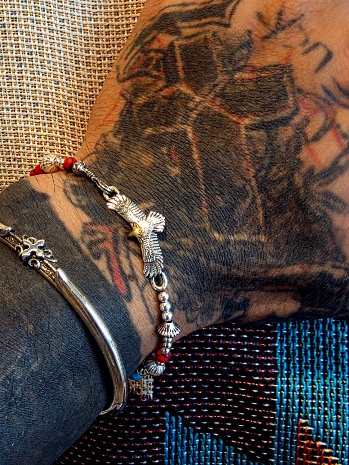 3Cross silver egle Navaho bracelet 상품이미지6