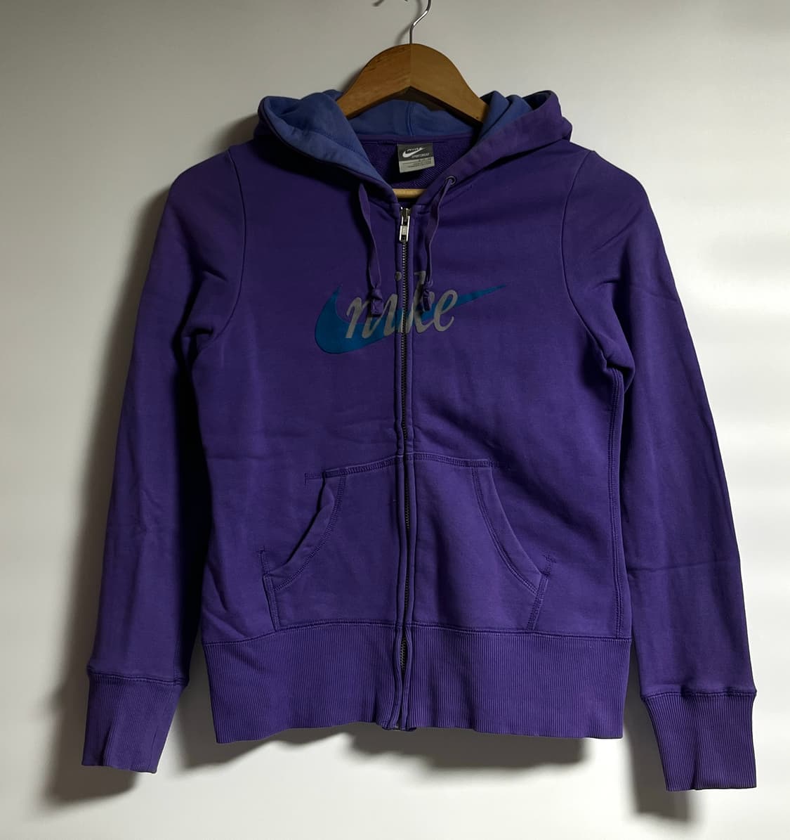 나이키 퍼플 크롭 후드집업 후드티 80 상품이미지1