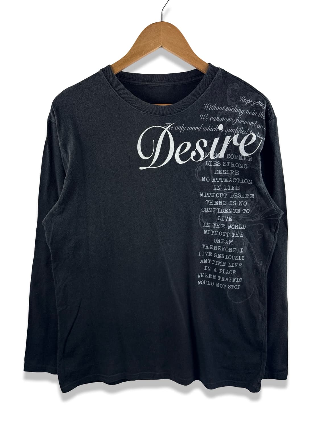 JPN Y2K 레터링 프린팅 롱슬리브2560 상품이미지1