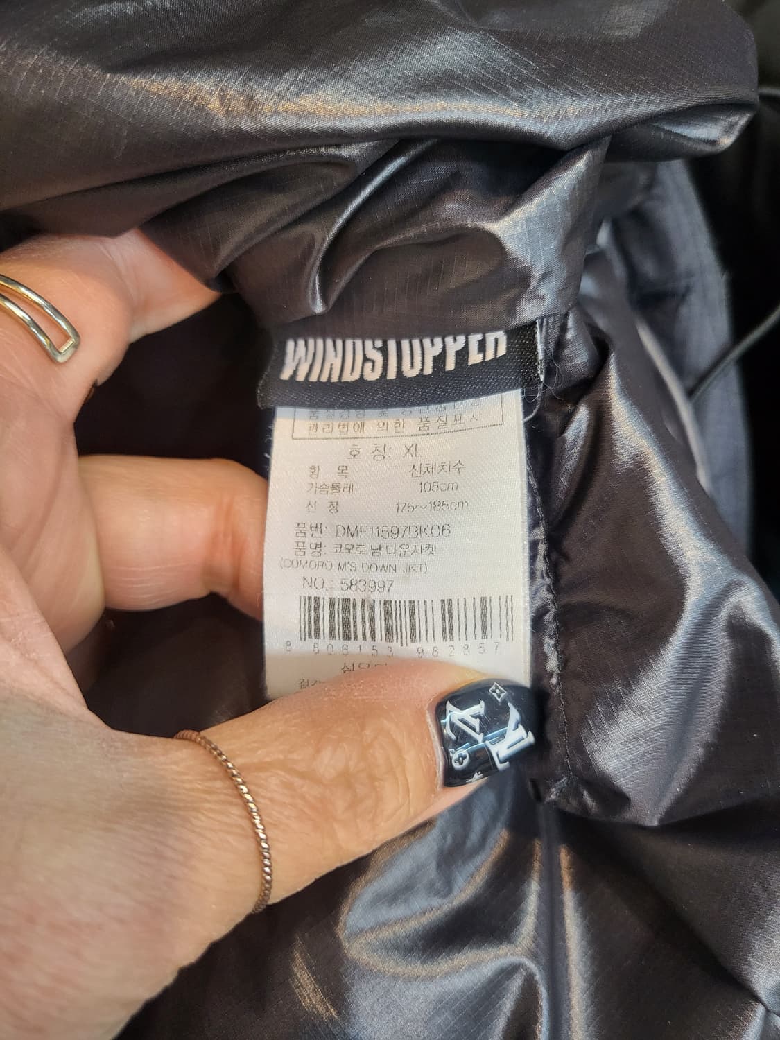 아이더 남성구스패딩 XL 상품이미지9