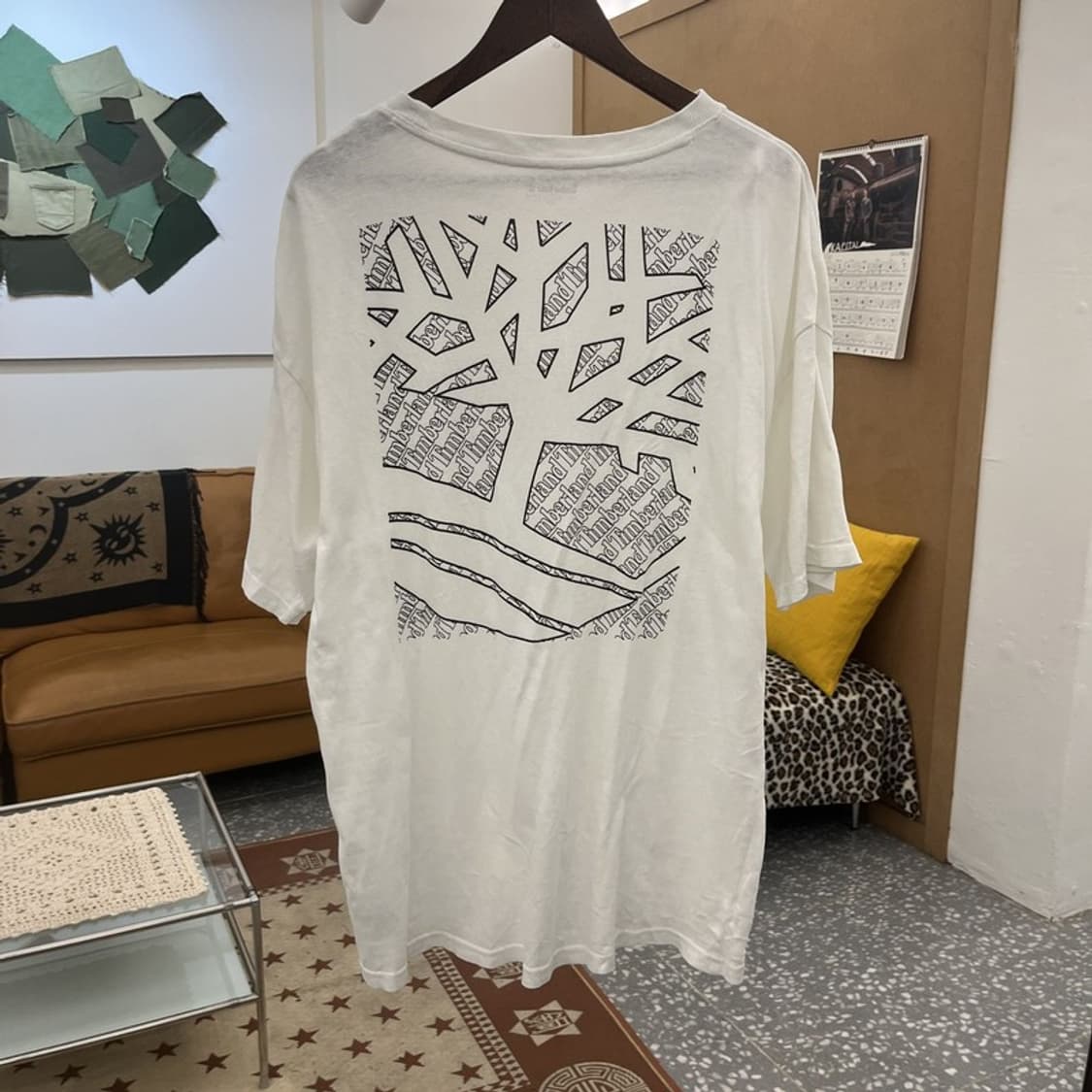 팀버랜드 빈티지 스트릿 시그니처 백프린팅 반팔티 M C10372 상품이미지4