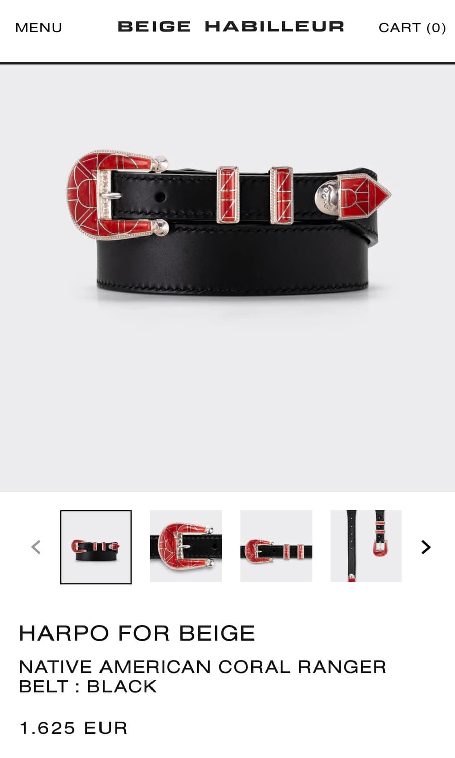 Harpo 레인저 ranger zuni 벨트 36사이즈 Thibo 상품이미지6