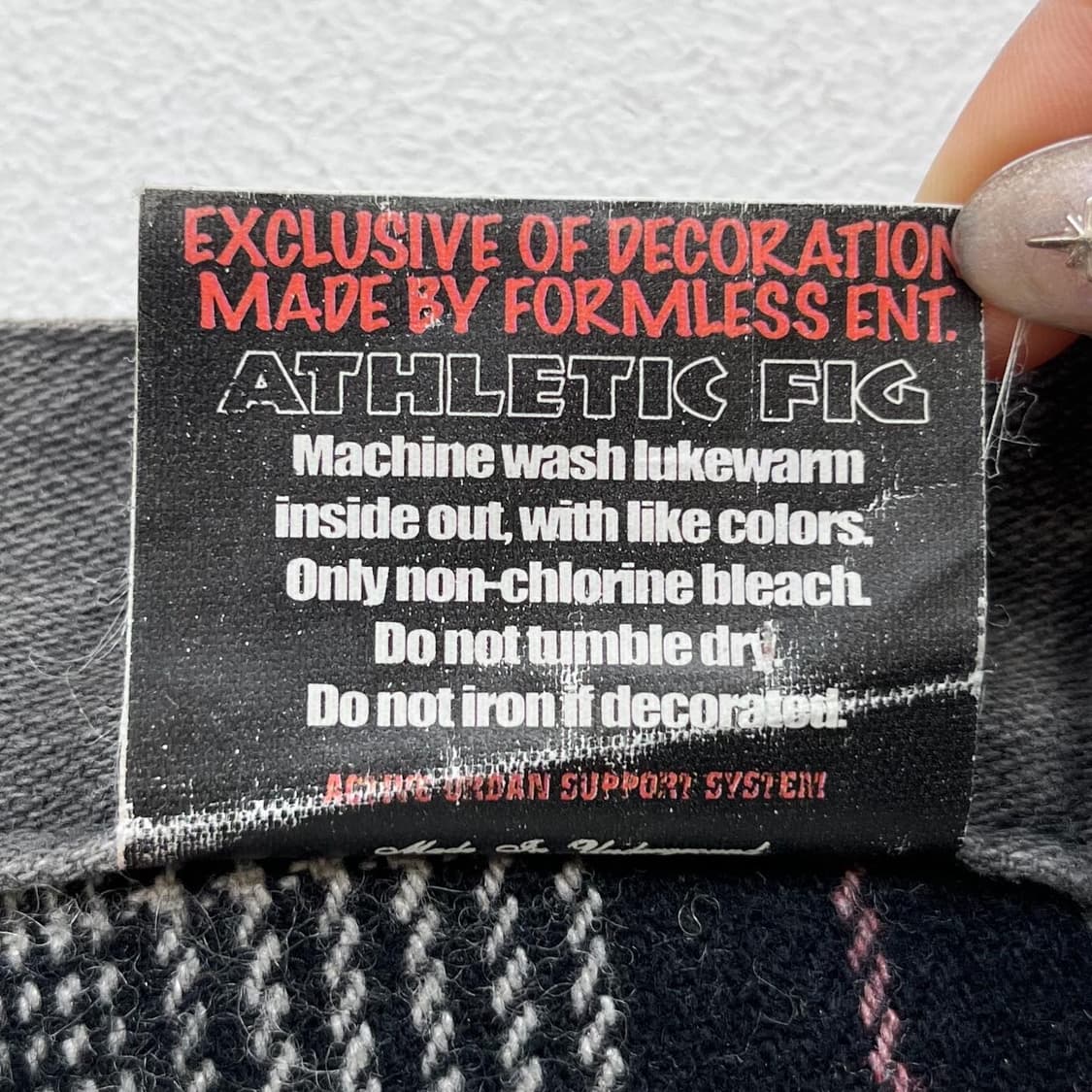 레후라 제팬 사이드 체크 패치 워크 데님 팬츠 상품이미지10