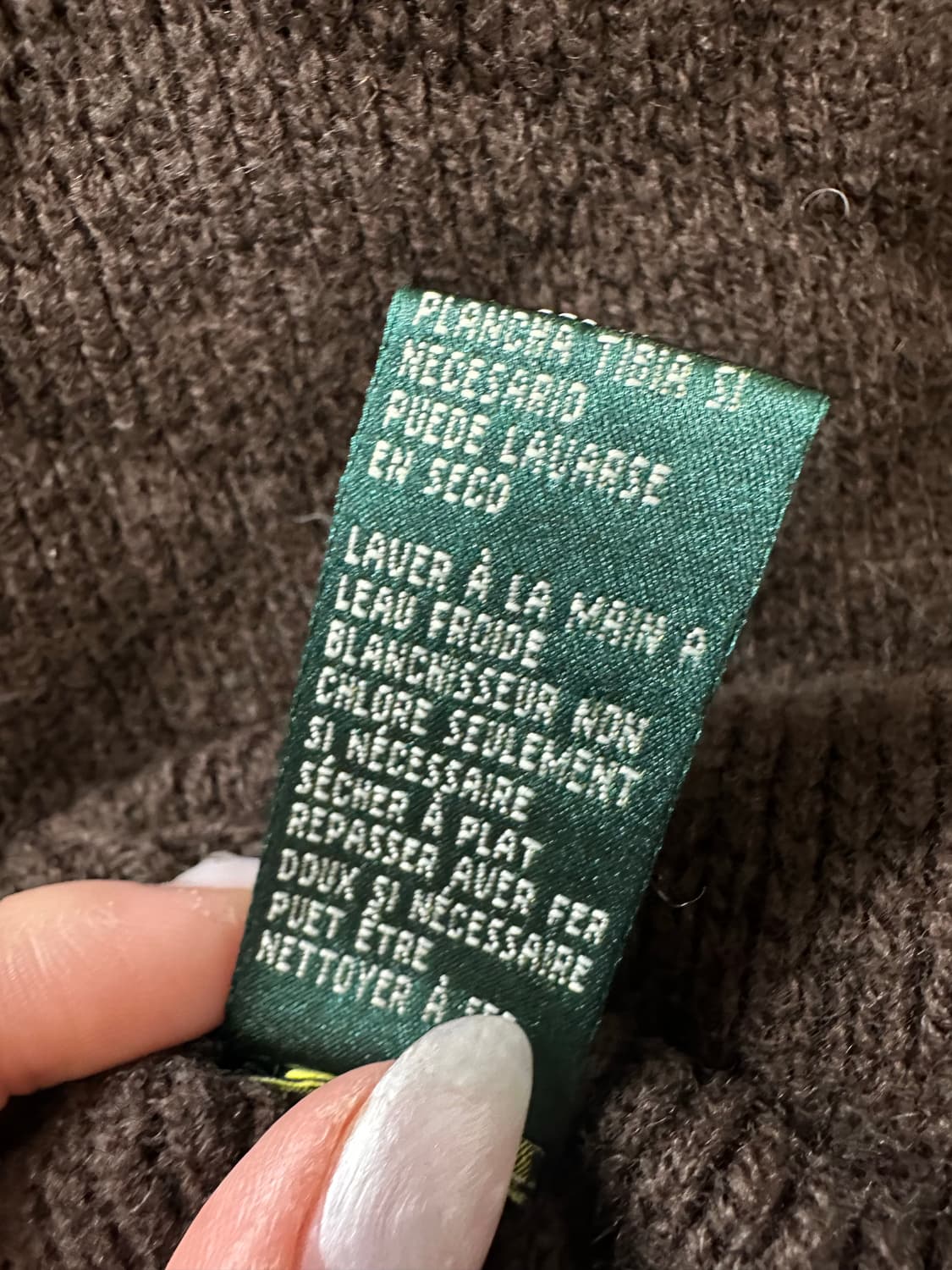 LAUREN RALPH LAUREN 랄프로렌 램스울 퀼팅 니트 자켓  상품이미지5