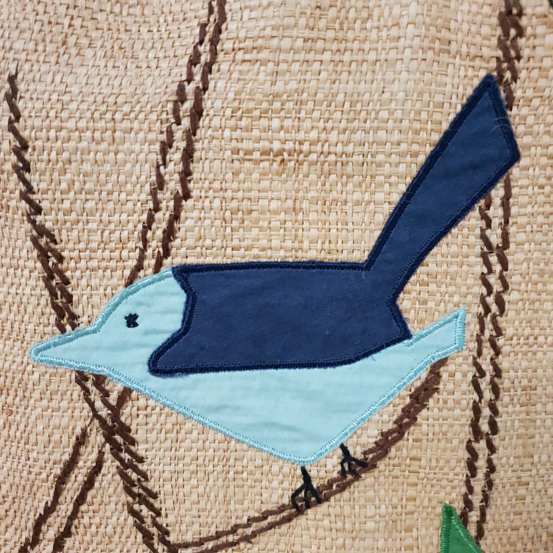 명품 MARNI 마르니 버드아플리케 라피아 빅백 토트백 트래블백 여행가방 상품이미지8