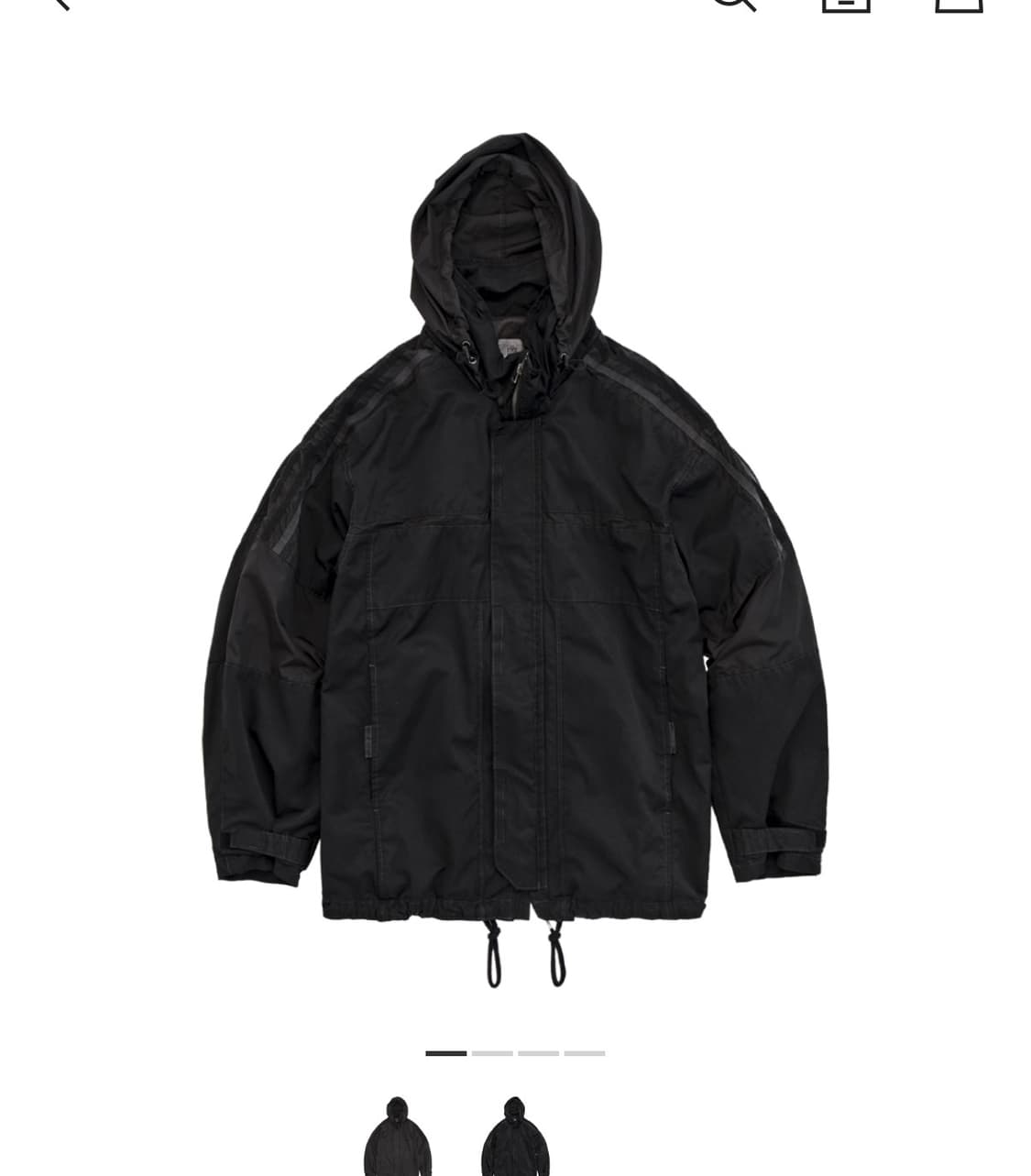 폴리테루 올드스쿨트랙파카블랙4 상품이미지1