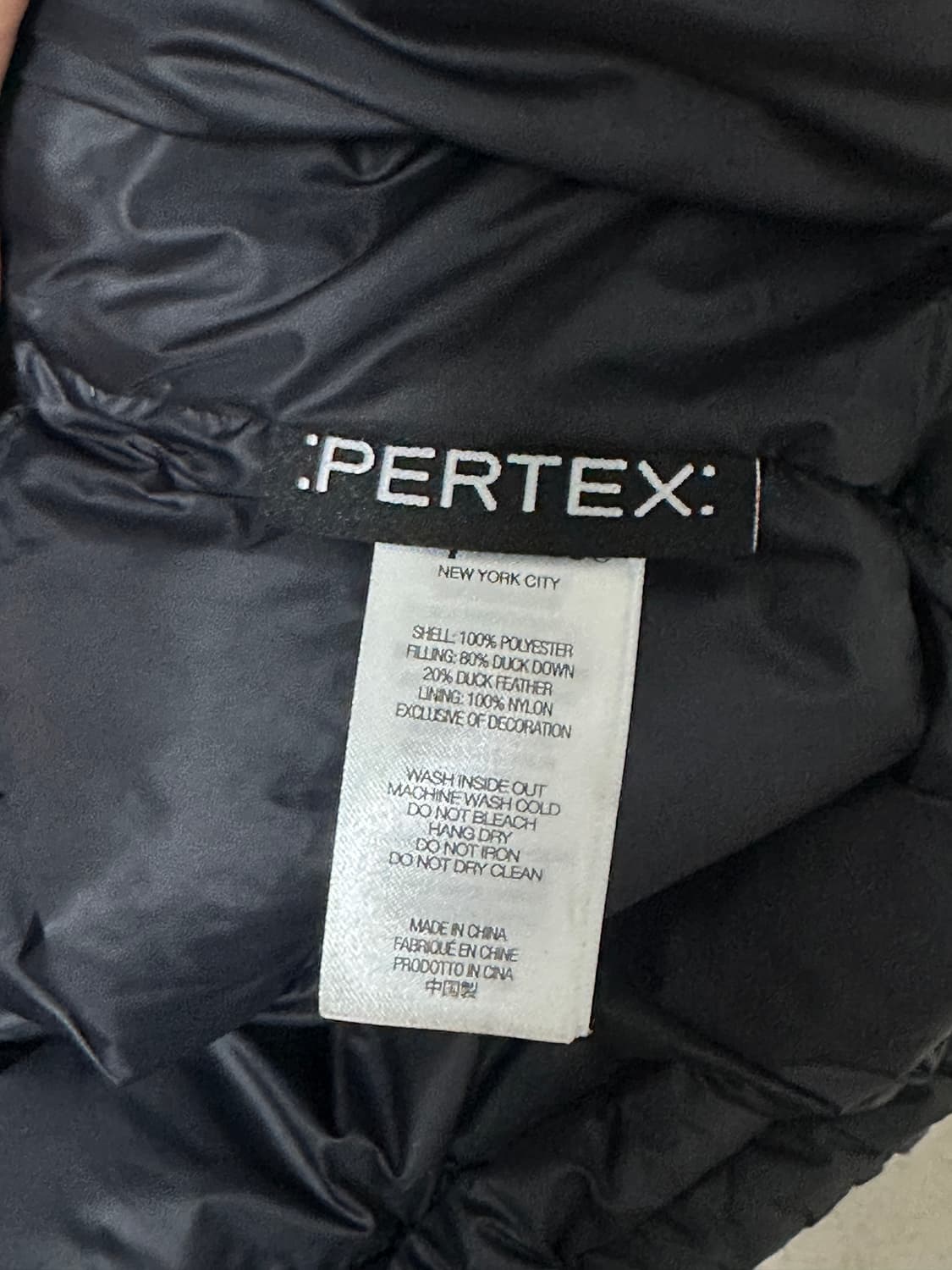 [XXL] 24fw 슈프림 마이크로 다운 경량패딩 블랙 상품이미지3