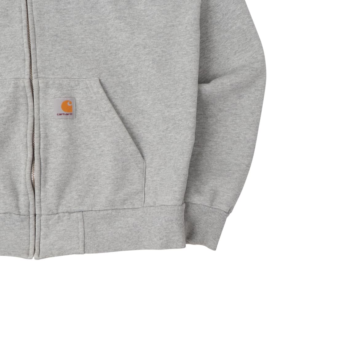 칼하트 윕 그레이 스퀘어라벨 후드집업 상품이미지4