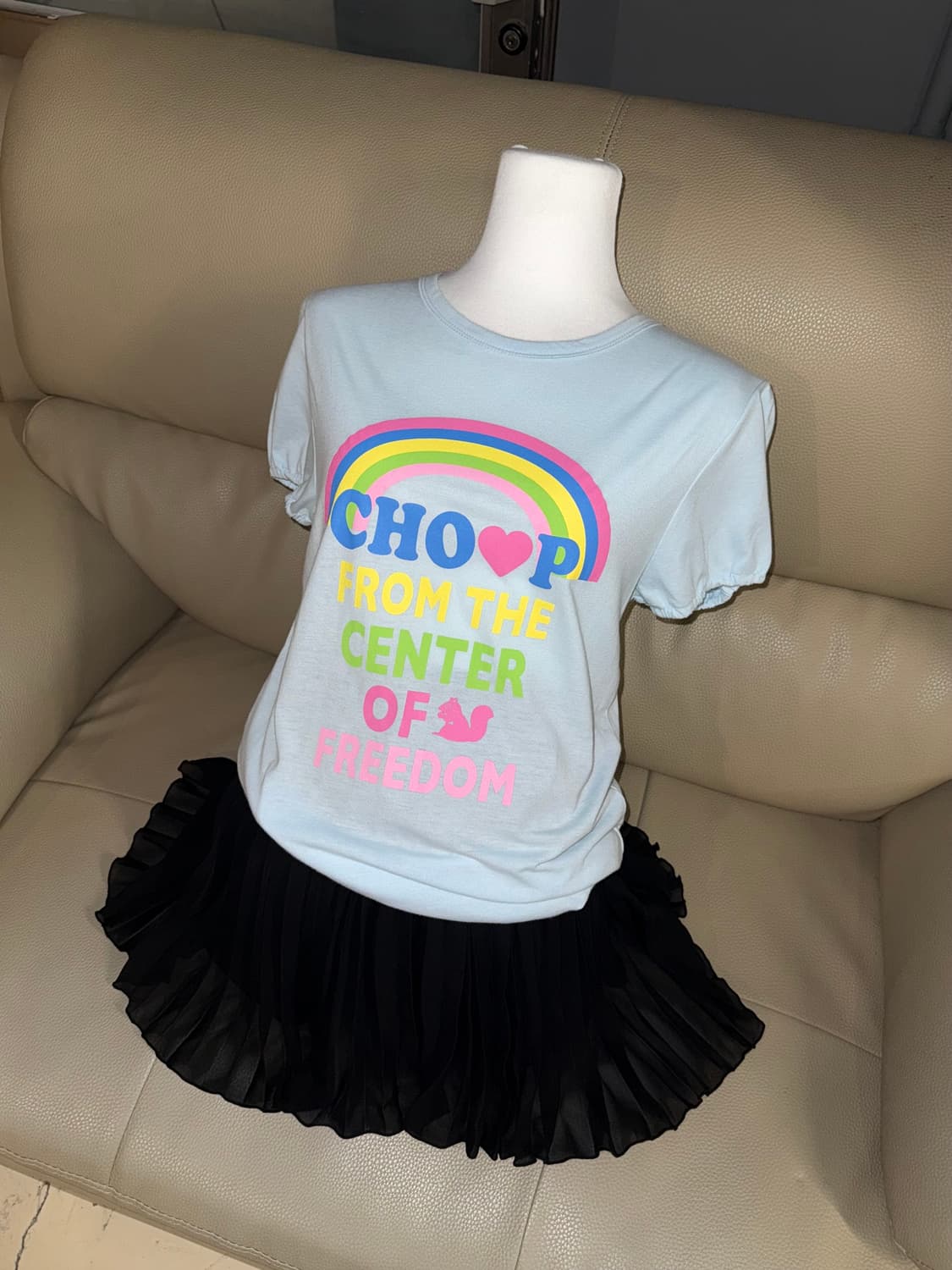 kawaii lettering detail top 상품이미지1