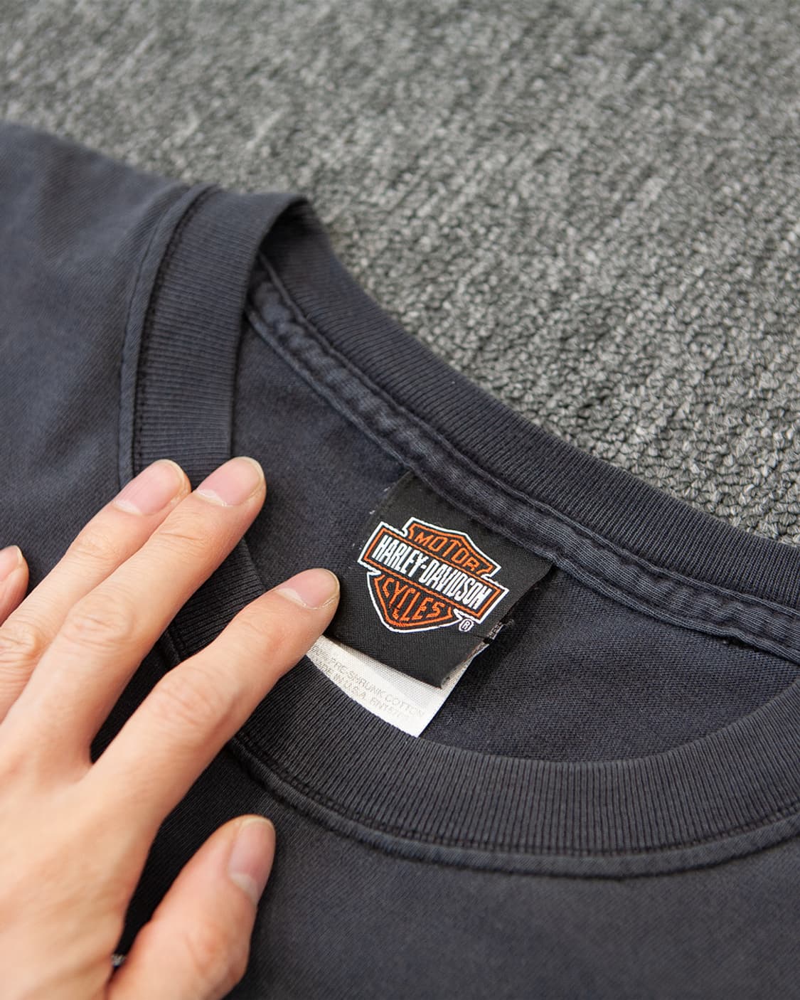 빈티지 할리데이비슨 불꽃 플레임 긴팔 티셔츠 상품이미지3