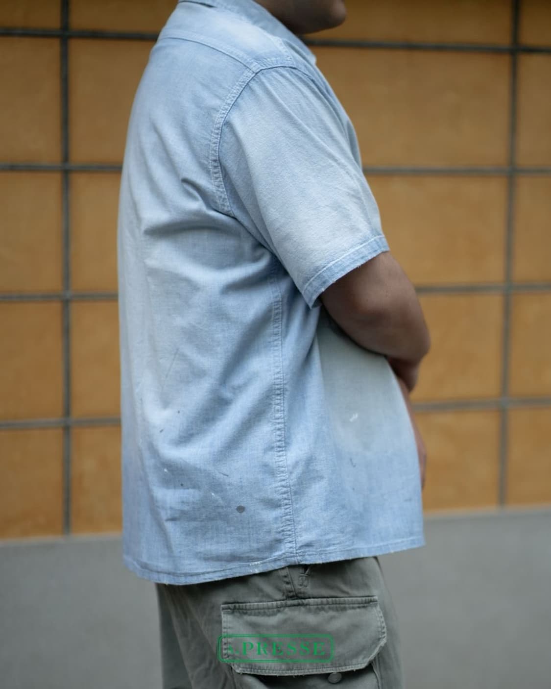 26ss Vintage Chambray S/S Shirt 상품이미지6
