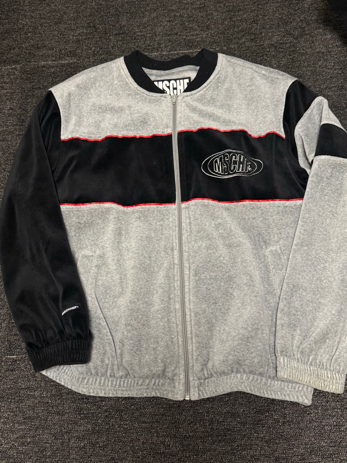 [M] 미스치프 벨벳 트랙 자켓 상품이미지1