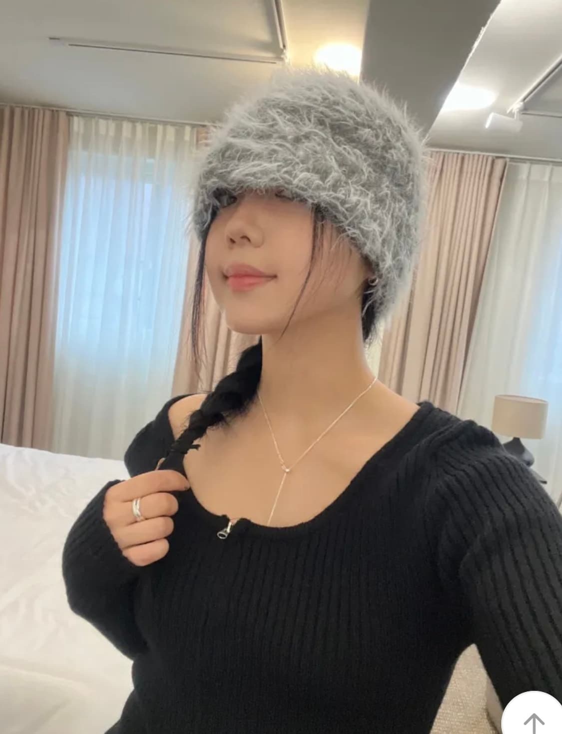 새상품) 앙고라 버킷햇 앙고라 비니  상품이미지4