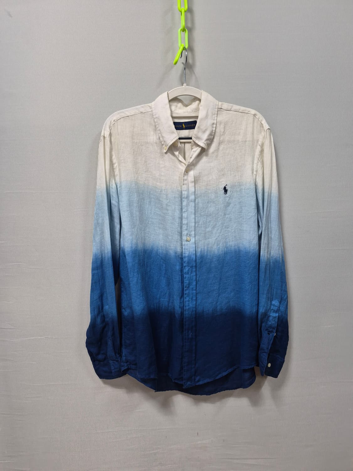 폴로 랄프로렌 린넨 그라데이션  셔츠 마남방 남성M 105 상품이미지1
