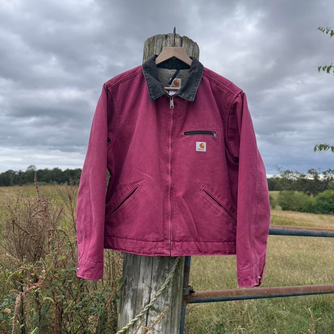 빈티지 칼하트 디트로이트 재킷 WJ097 RBY (m size) 상품이미지2