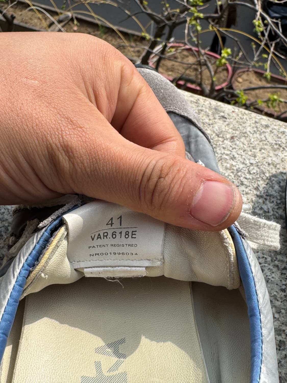 프리미아타 VAR.618E 회색 운동화 41 260mm 상품이미지6