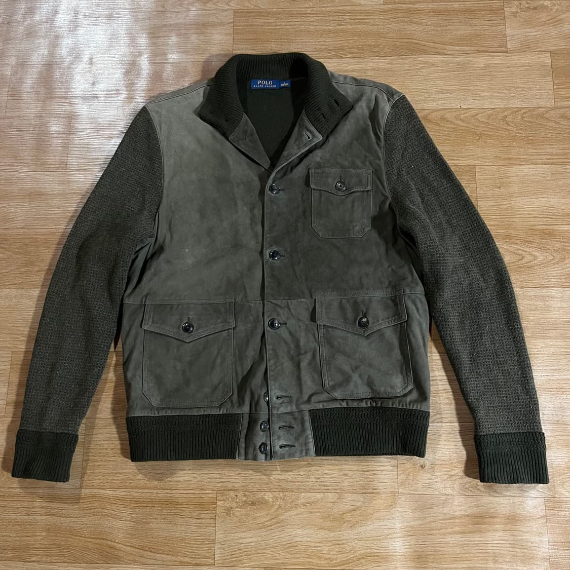 [105] 폴로 랄프로렌 스웨이드 캐시미어 스킷 자켓 상품이미지1