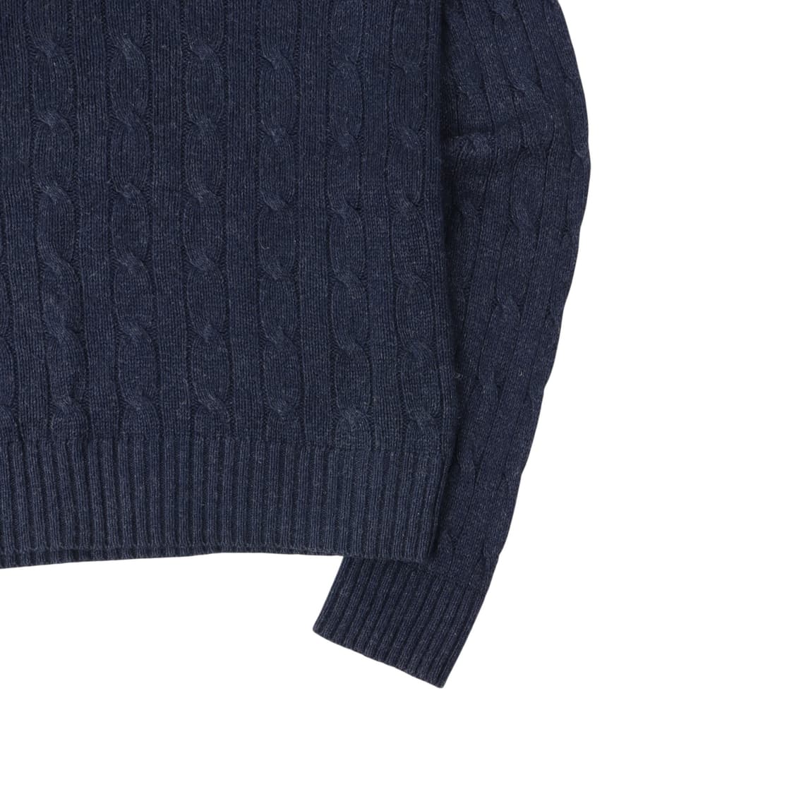 폴로 랄프로렌 네이비 실크 캐시미어 케이블 니트 상품이미지3
