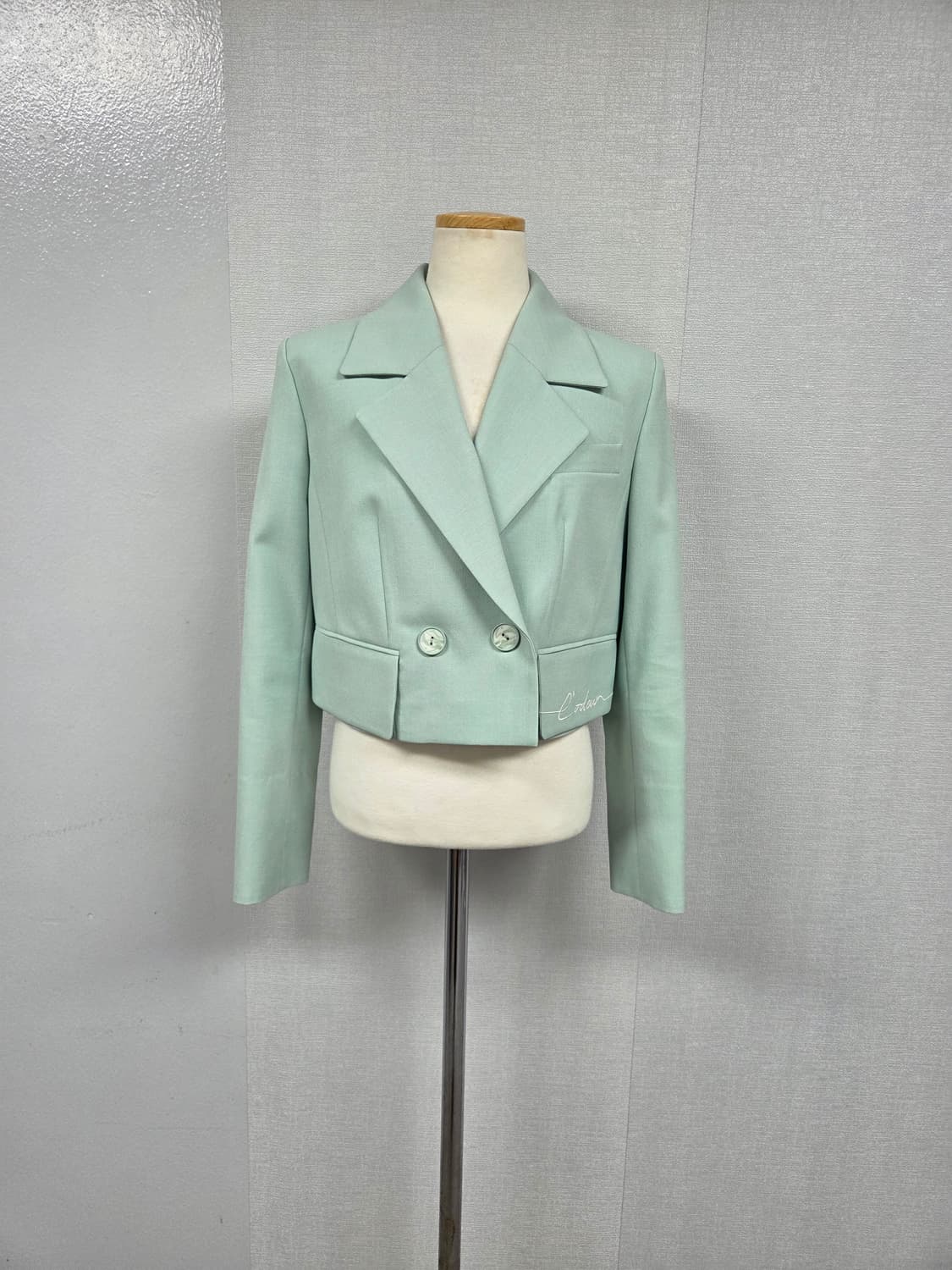 에고이스트 민트색 숏자켓 S 상품이미지1