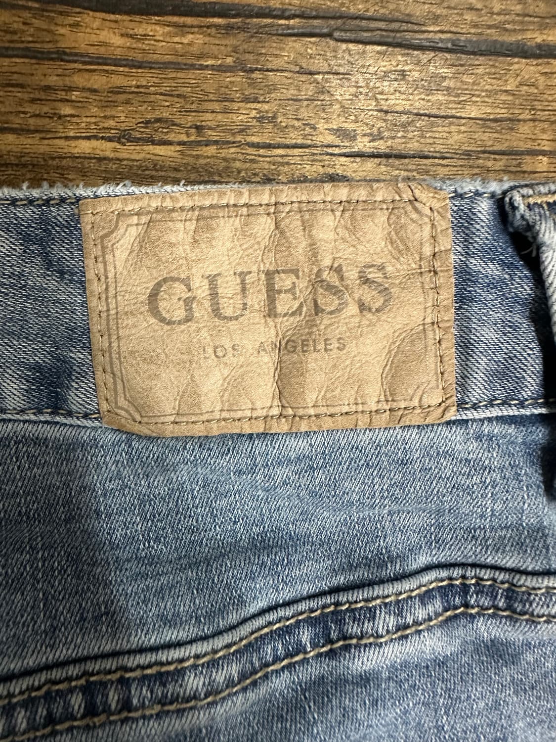 GUESS 게스 연청 빈티지데님 바지 32사이즈 상품이미지5