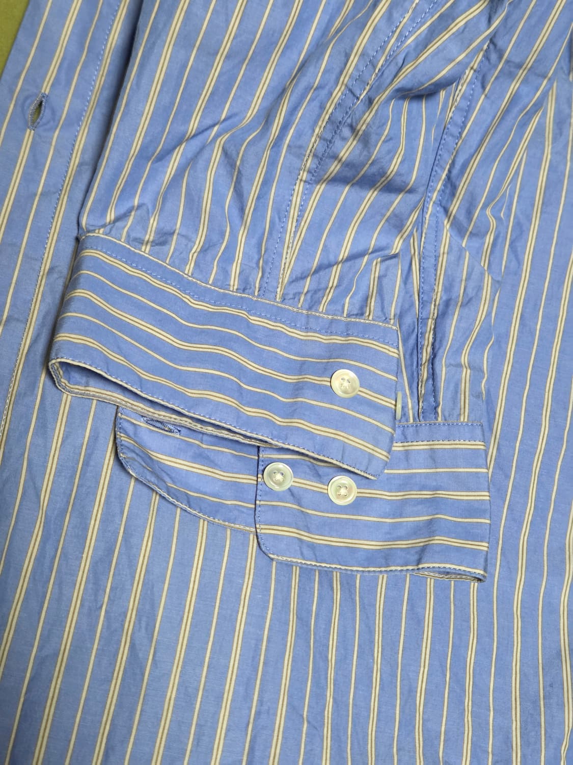 블랭크룸 스트라이프 쿠와무라 패브릭 블루 2사이즈 상품이미지4