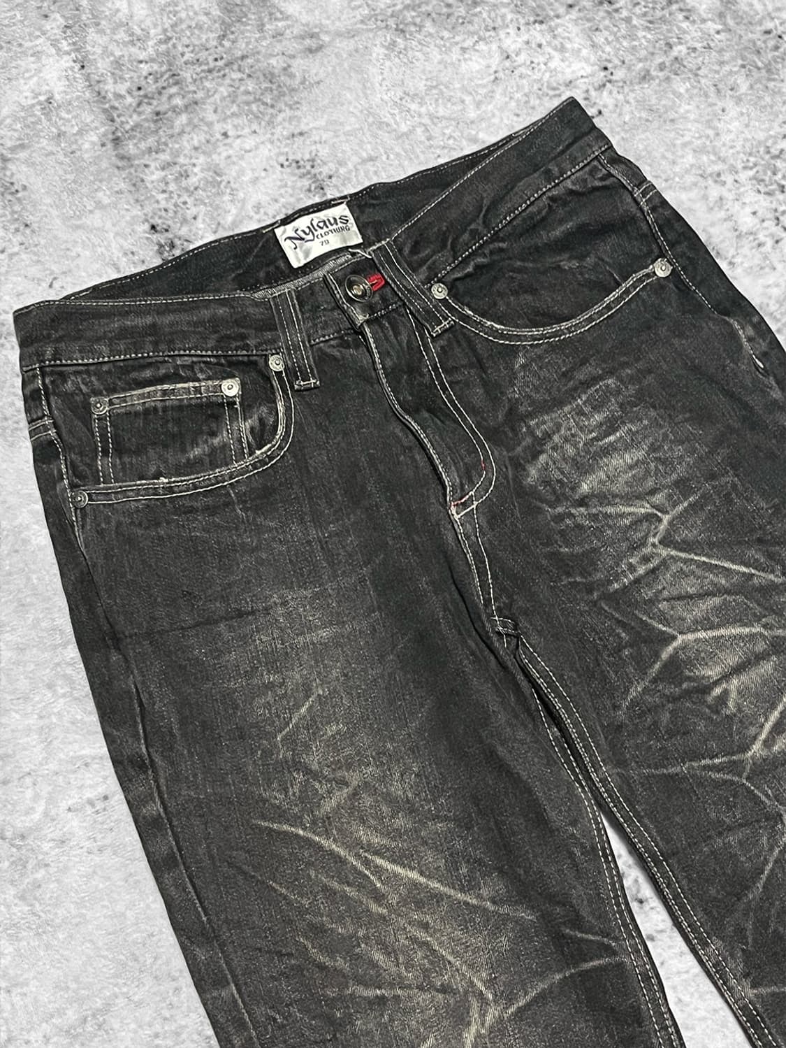 (nylaus) punk wing patch denim  상품이미지5